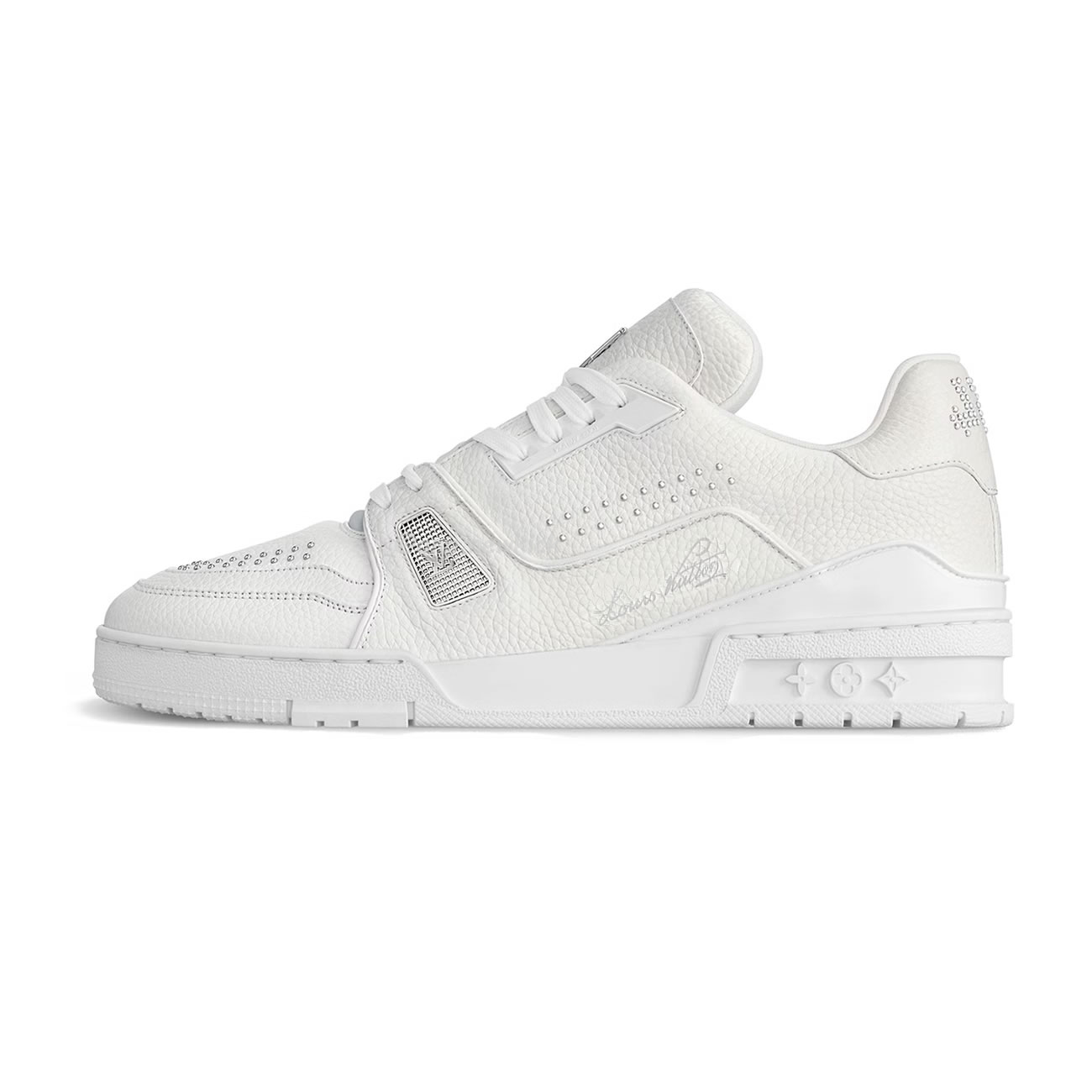 Louis Vuitton Lv Trainer Black White Calf Leather 1addby (9) - www.newkick.org
