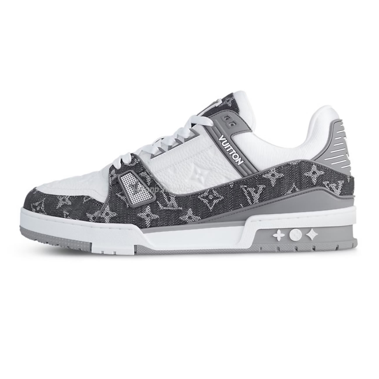 Louis Vuitton Trainer Monogram Denim Grey White 1adf58 (0) - www.newkick.org