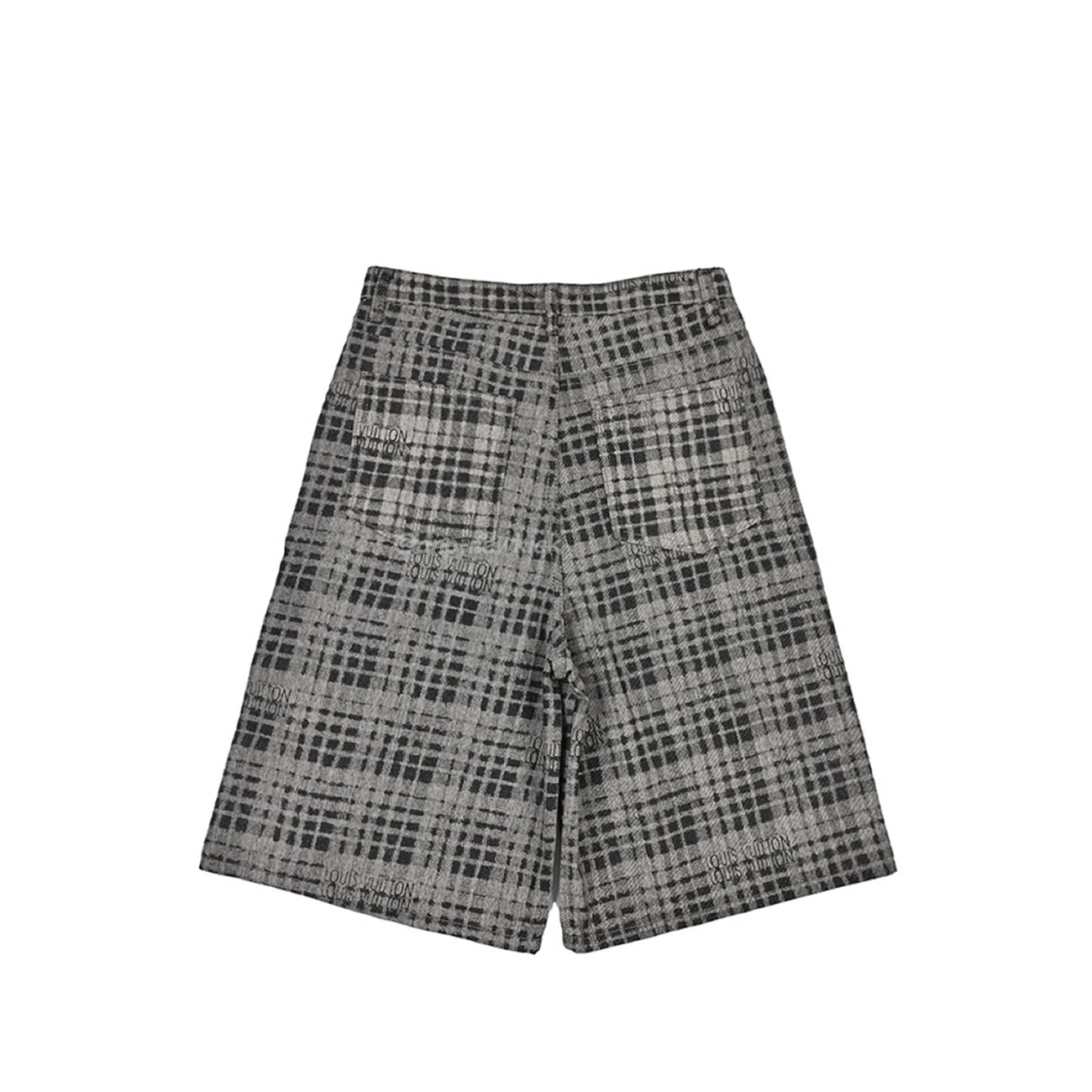 Louis Vuitton 1v 24ss Grey Checkerboard Printed Denim Shorts (5) - www.newkick.org Louis Vuitton 1v 24ss Grey Checkerboard Printed Denim Shorts (5) - www.newkick.org