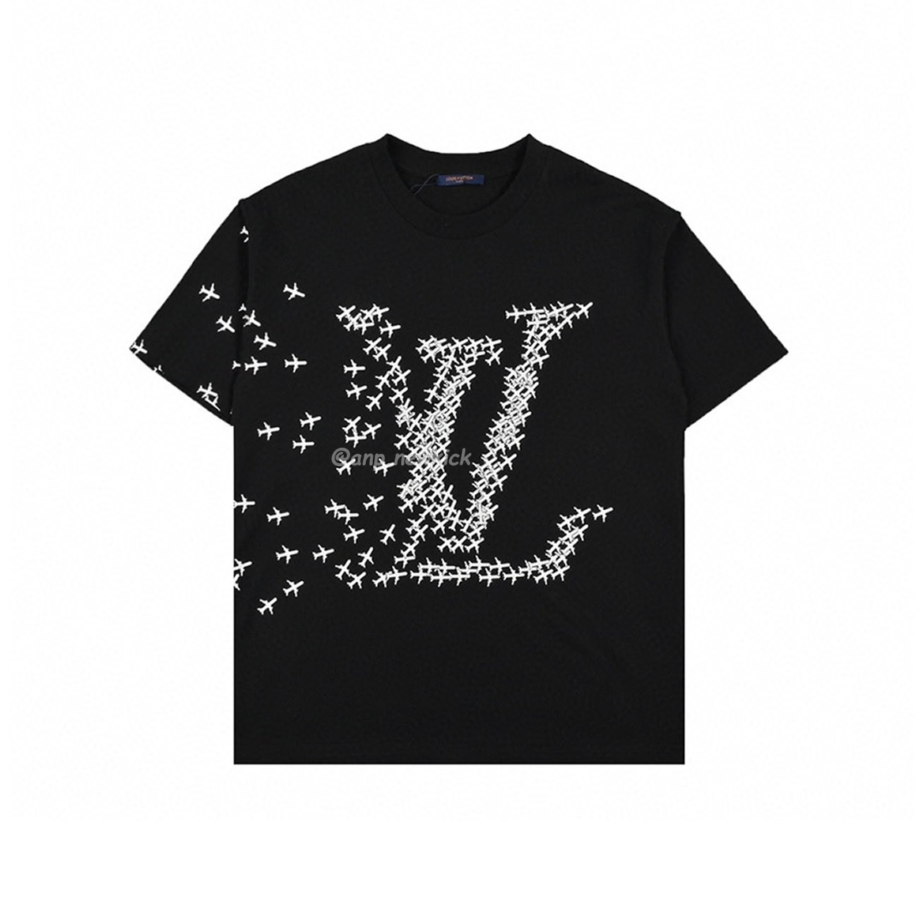 Louis Vuitton 20ss Small Aircraft Logo Printing Short Sleeved T Shirt (2) - www.newkick.org