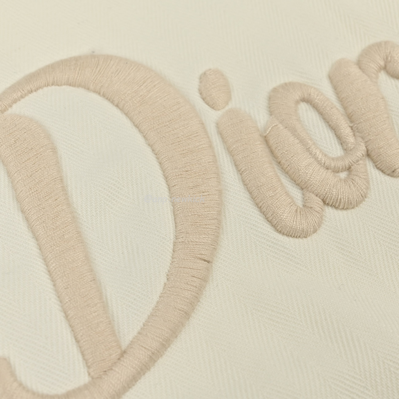Dior 24ss Off White Cotton Denim Shirt (4) - www.newkick.vip