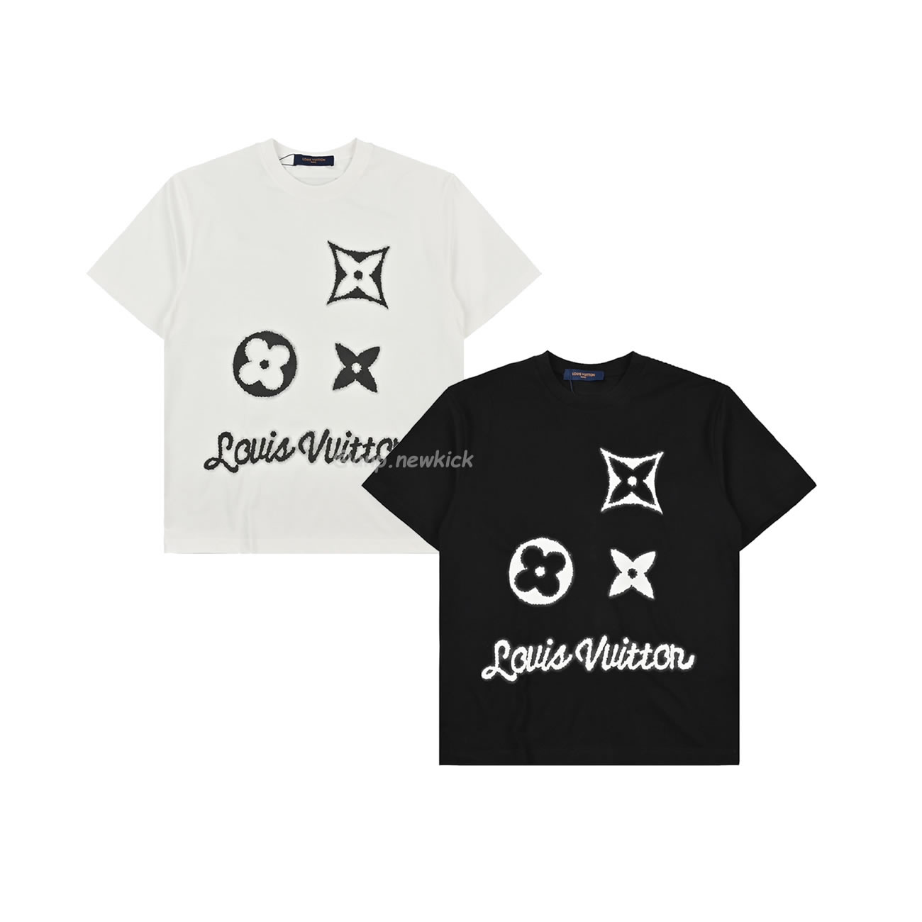 Louis Vuitton 24ss 3d Foam Printed Short Sleeves T Shirt (1) - www.newkick.org