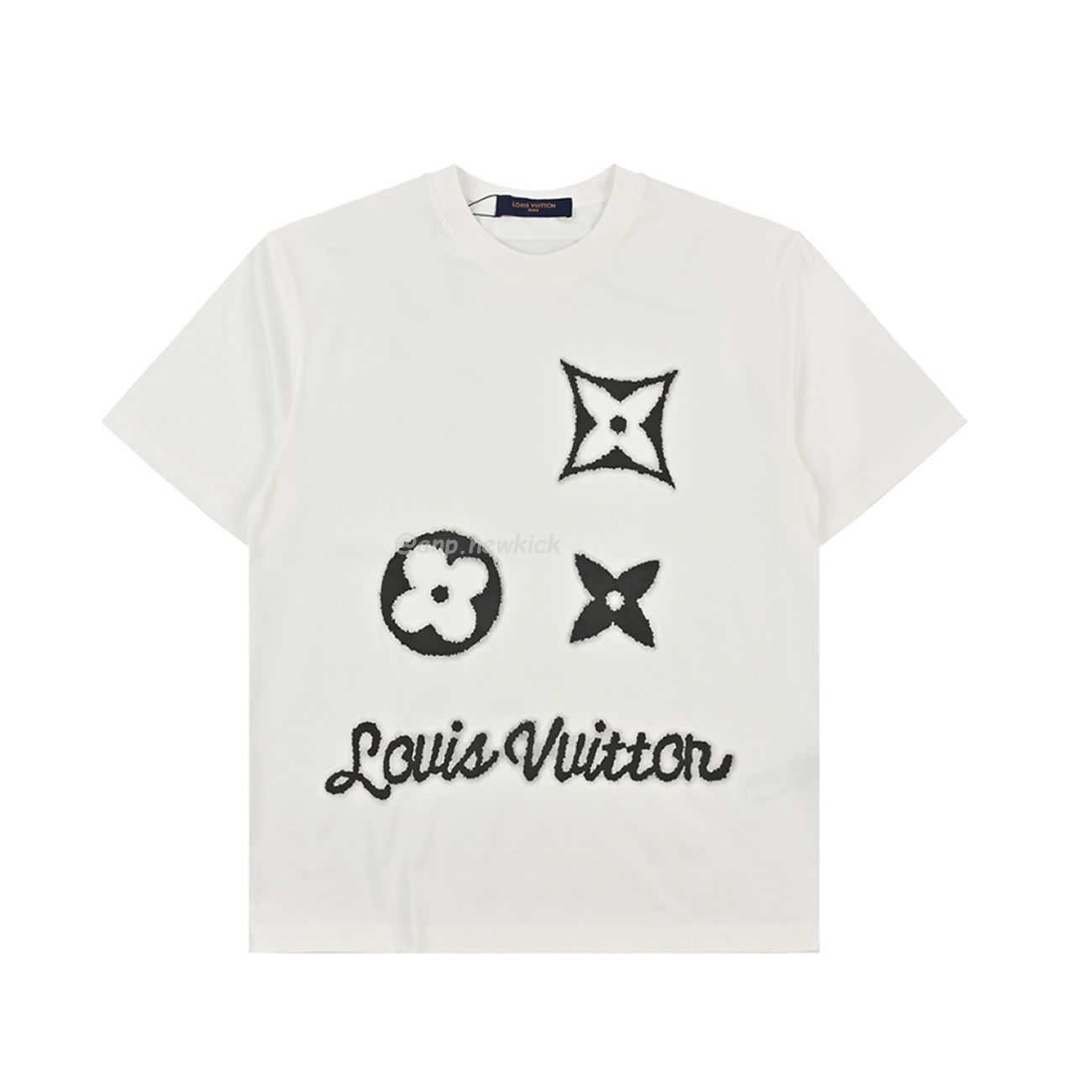Louis Vuitton 24ss 3d Foam Printed Short Sleeves T Shirt (3) - www.newkick.org