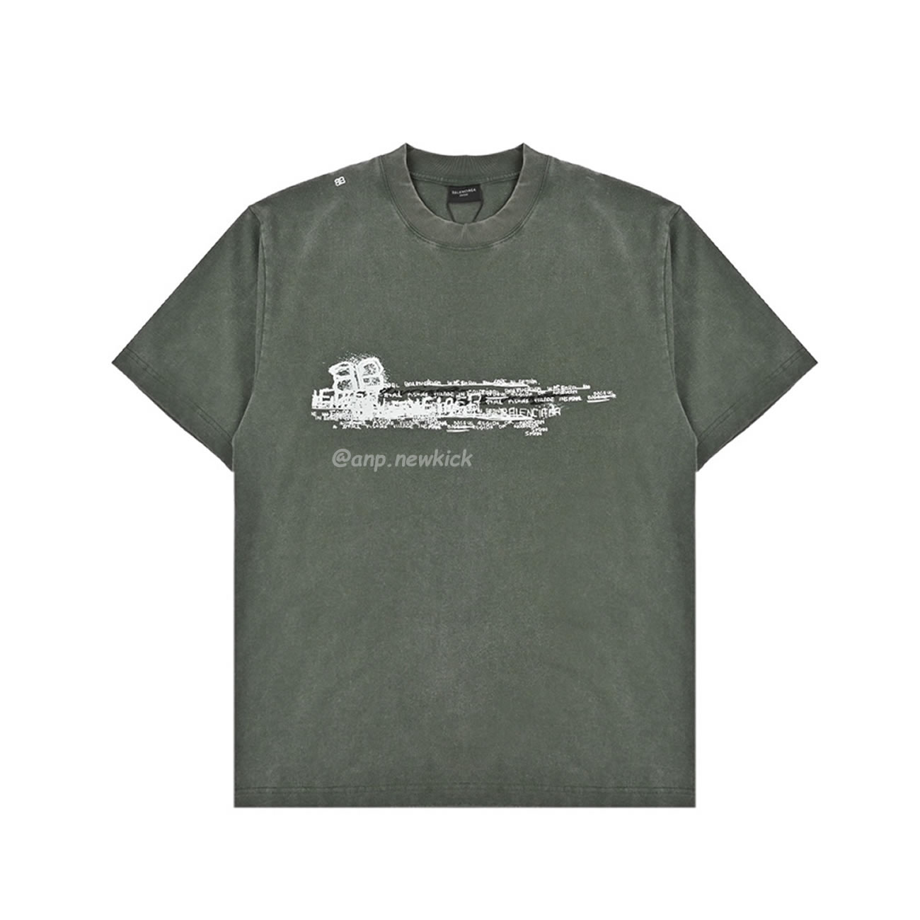 Balenciaga 24ss Graffiti Letter Stir Fried Snowflake Short Sleeved T Shirt (7) - www.newkick.org Balenciaga 24ss Graffiti Letter Stir Fried Snowflake Short Sleeved T Shirt (7) - www.newkick.org