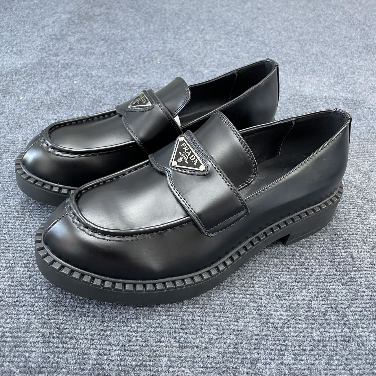 Prada 35mm Loafer Black Brushed Leather 2de127 055 F0002 (6) - www.newkick.org Prada 35mm Loafer Black Brushed Leather 2de127 055 F0002 (6) - www.newkick.org