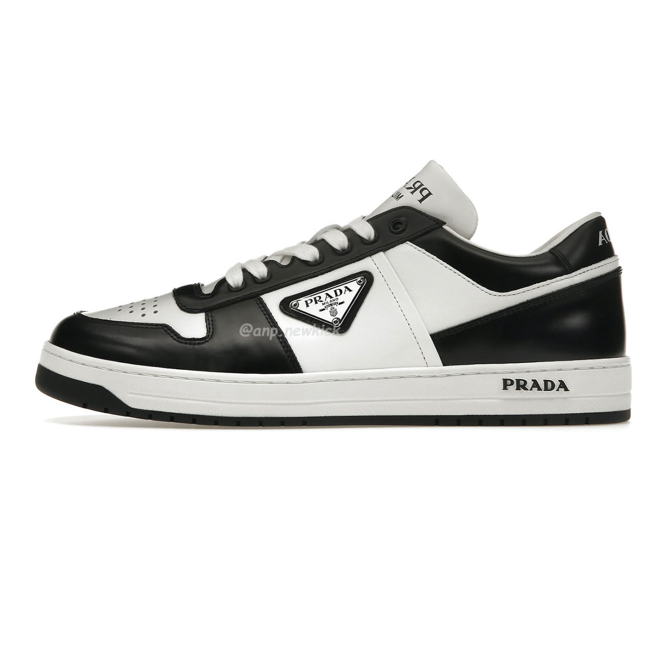 Prada Downtown Low Top Sneakers Leather White Black 2ee364 3lkg F0964 (1) - www.newkick.org Prada Downtown Low Top Sneakers Leather White Black 2ee364 3lkg F0964 (1) - www.newkick.org