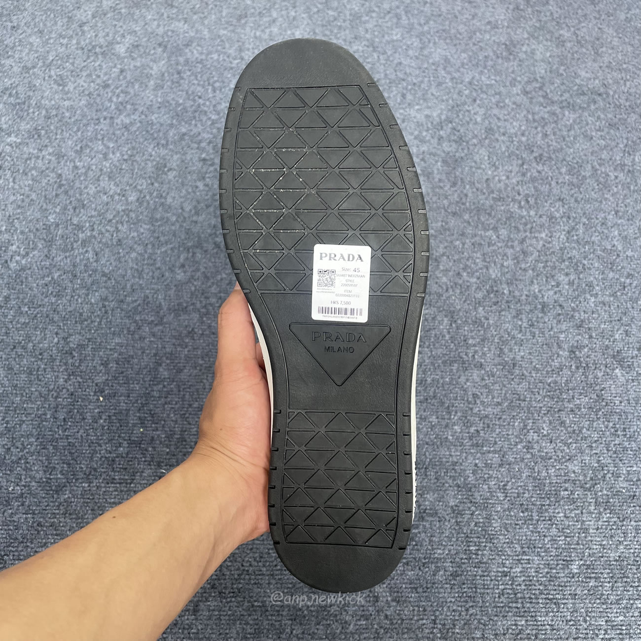 Prada Downtown Low Top Sneakers Leather White Black 2ee364 3lkg F0964 (6) - www.newkick.org Prada Downtown Low Top Sneakers Leather White Black 2ee364 3lkg F0964 (6) - www.newkick.org