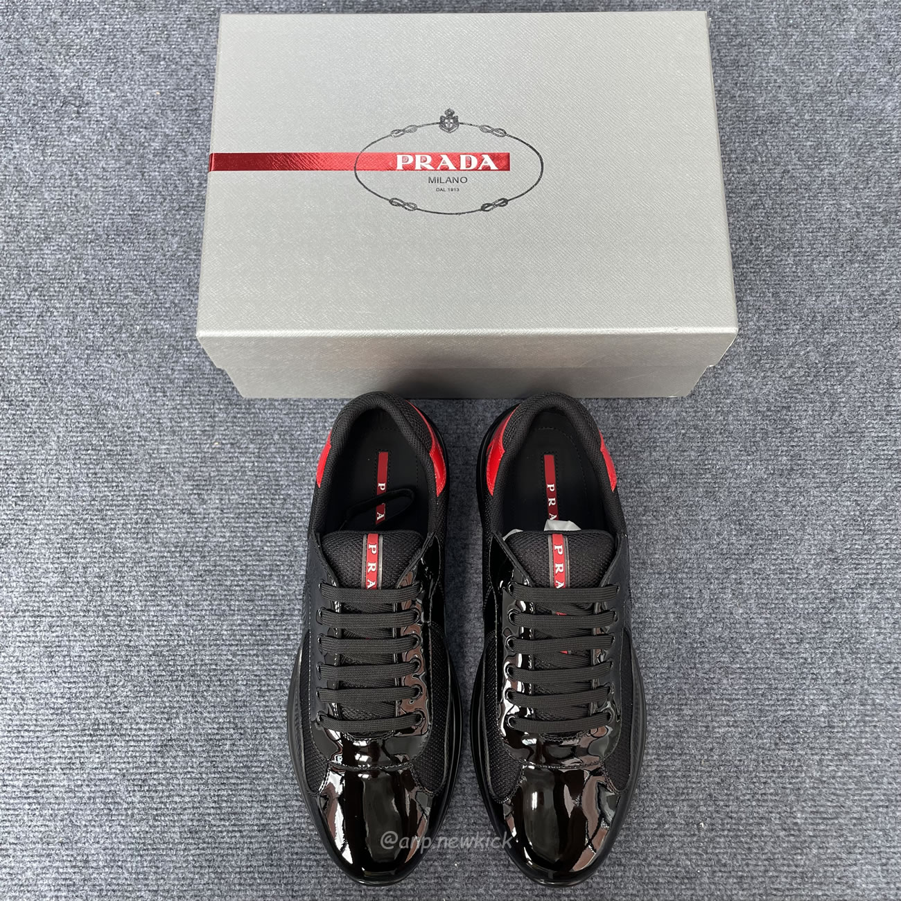 Prada Americas Cup Anthracite Red 3e6418 (4) - www.newkick.org
