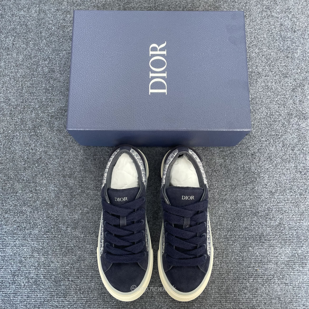 Dior B33 Sneaker Navy Blue Oblique Jacquard 3sn303zwn H559 (5) - www.newkick.vip Dior B33 Sneaker Navy Blue Oblique Jacquard 3sn303zwn H559 (5) - www.newkick.vip