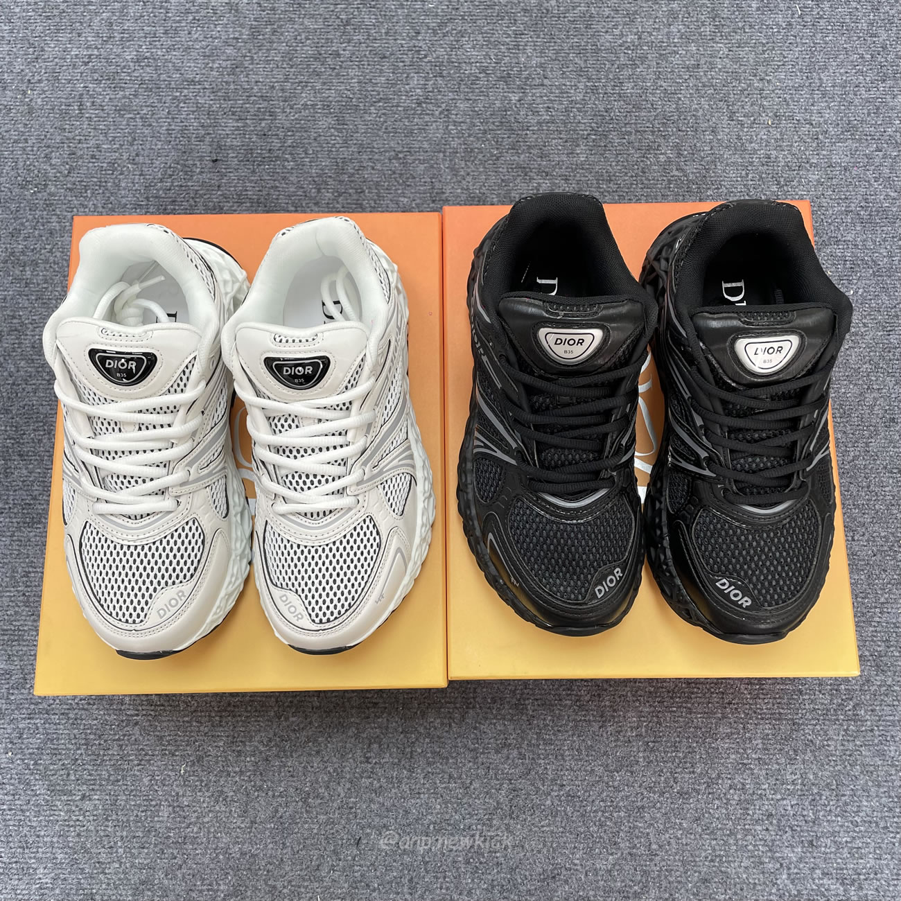 Dior B35 Nxxt Sneaker Black Technical Fabric And Black Technical Mesh 3sn323zcy H968 (10) - www.newkick.org