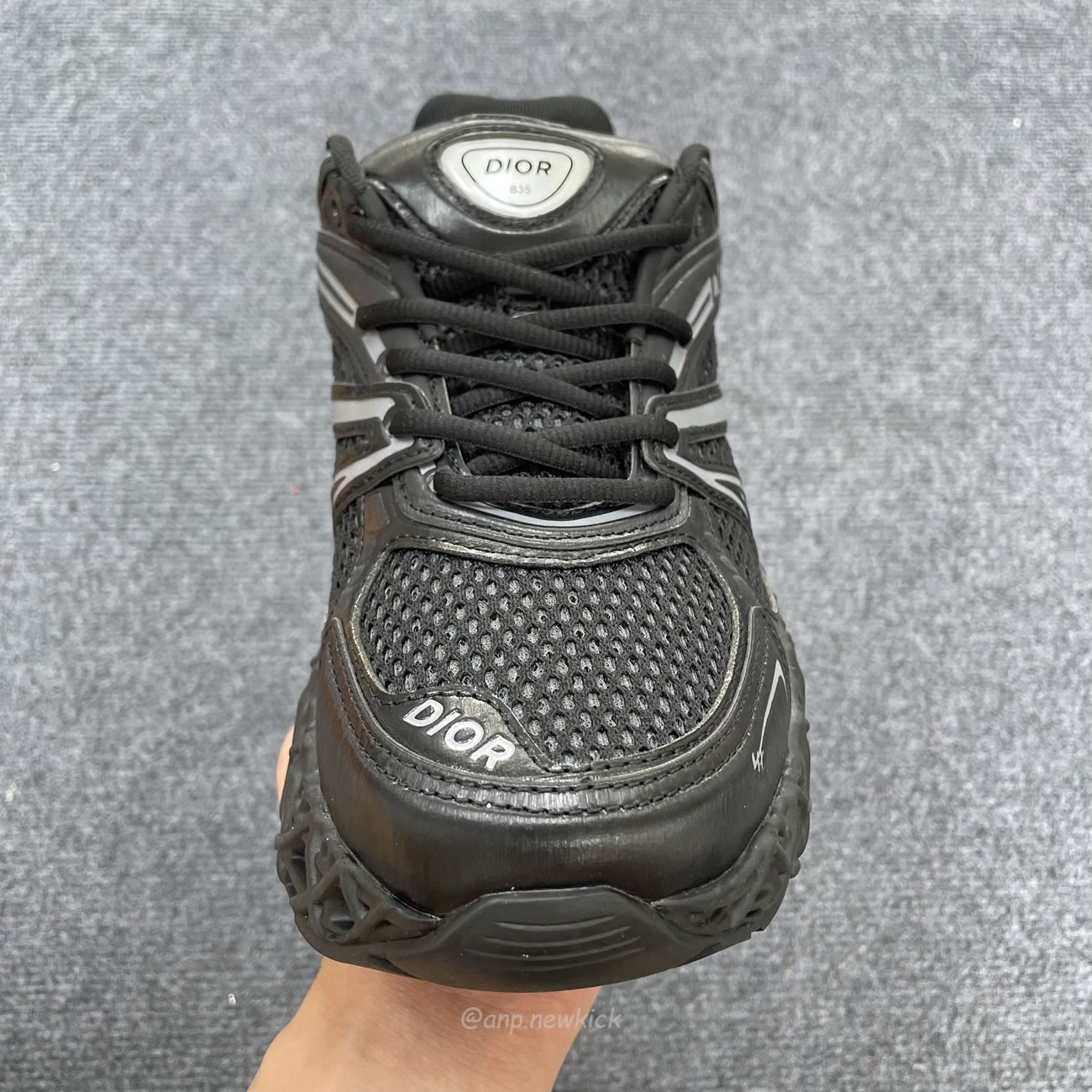 Dior B35 Nxxt Sneaker Black Technical Fabric And Black Technical Mesh 3sn323zcy H968 (3) - www.newkick.org
