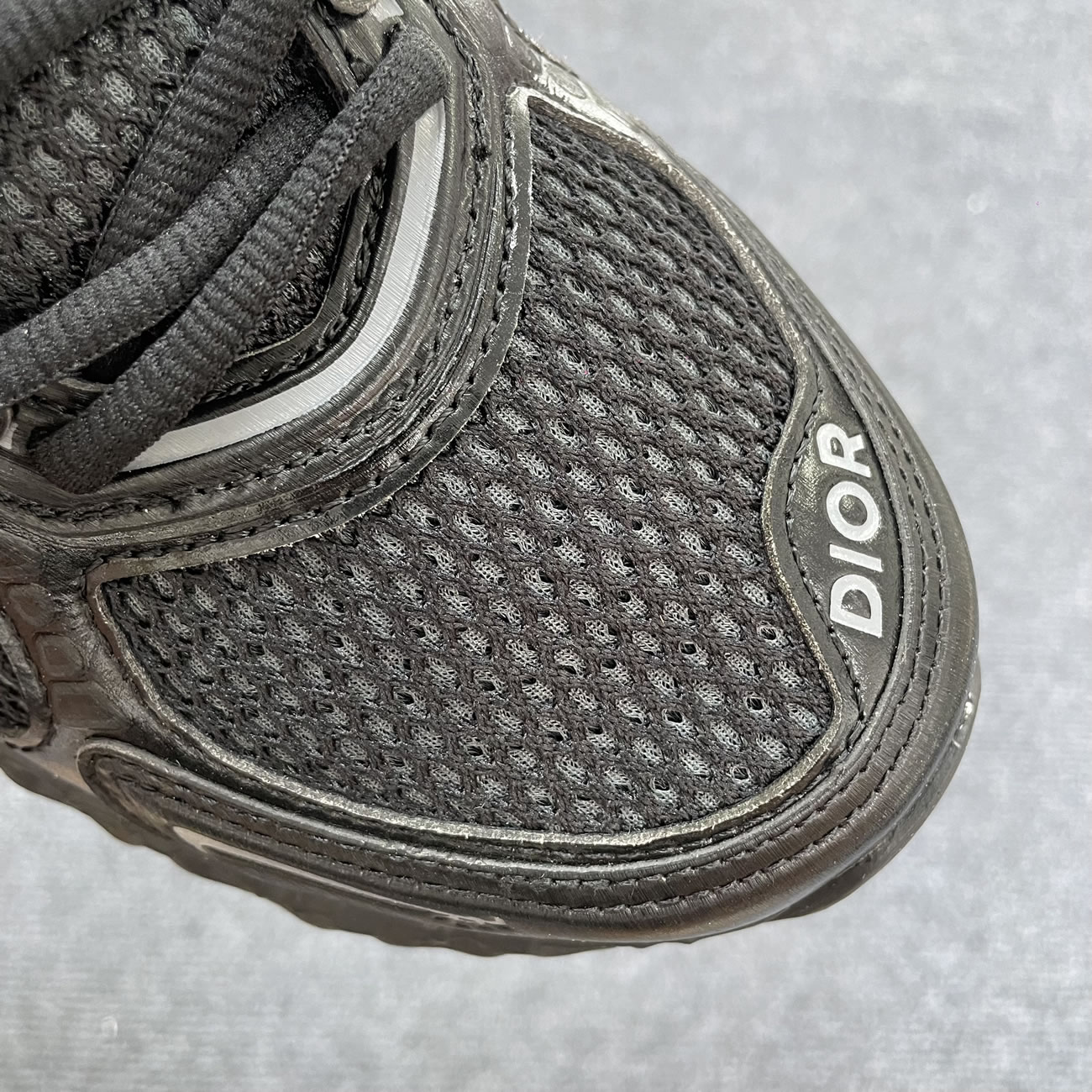Dior B35 Nxxt Sneaker Black Technical Fabric And Black Technical Mesh 3sn323zcy H968 (4) - www.newkick.org