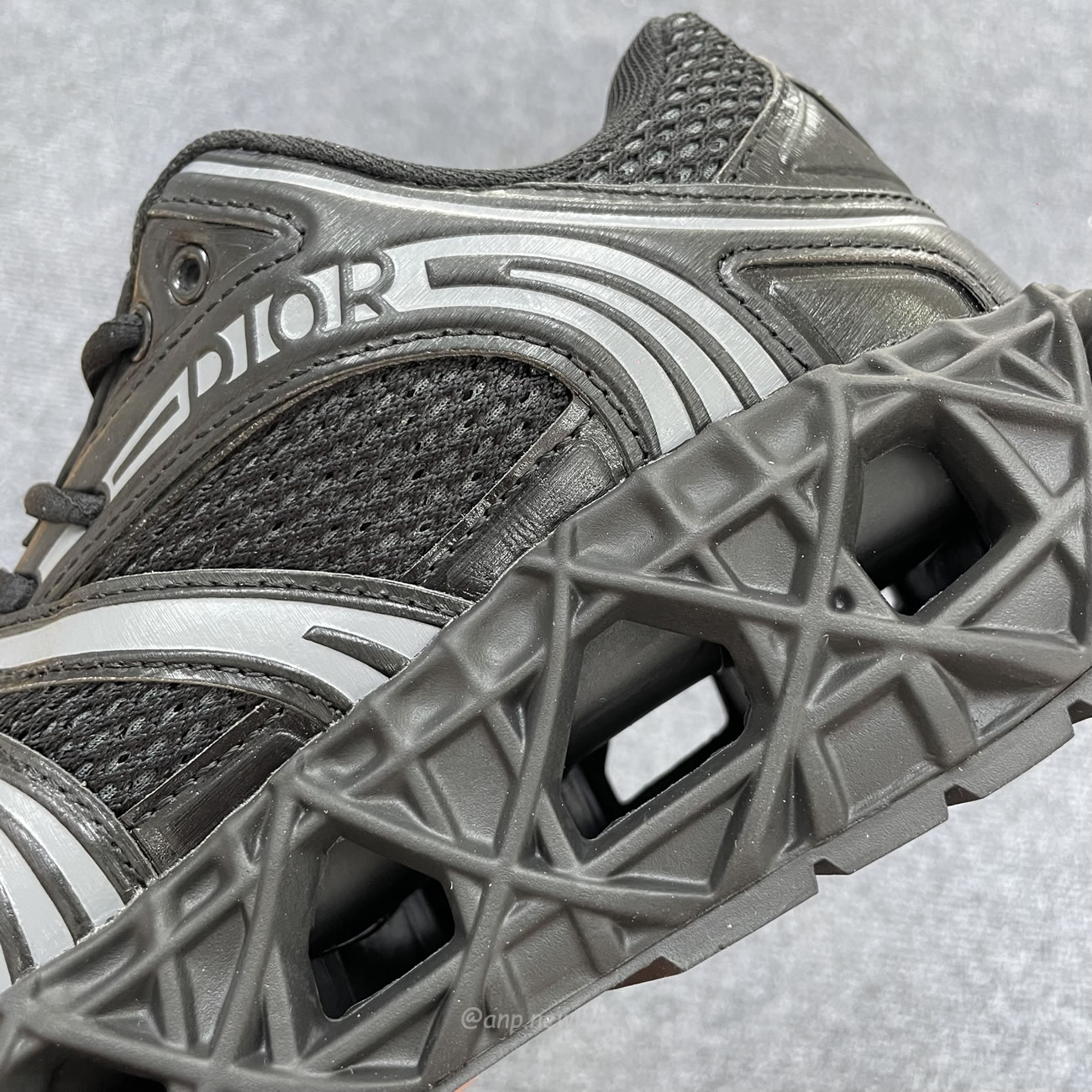 Dior B35 Nxxt Sneaker Black Technical Fabric And Black Technical Mesh 3sn323zcy H968 (9) - www.newkick.org