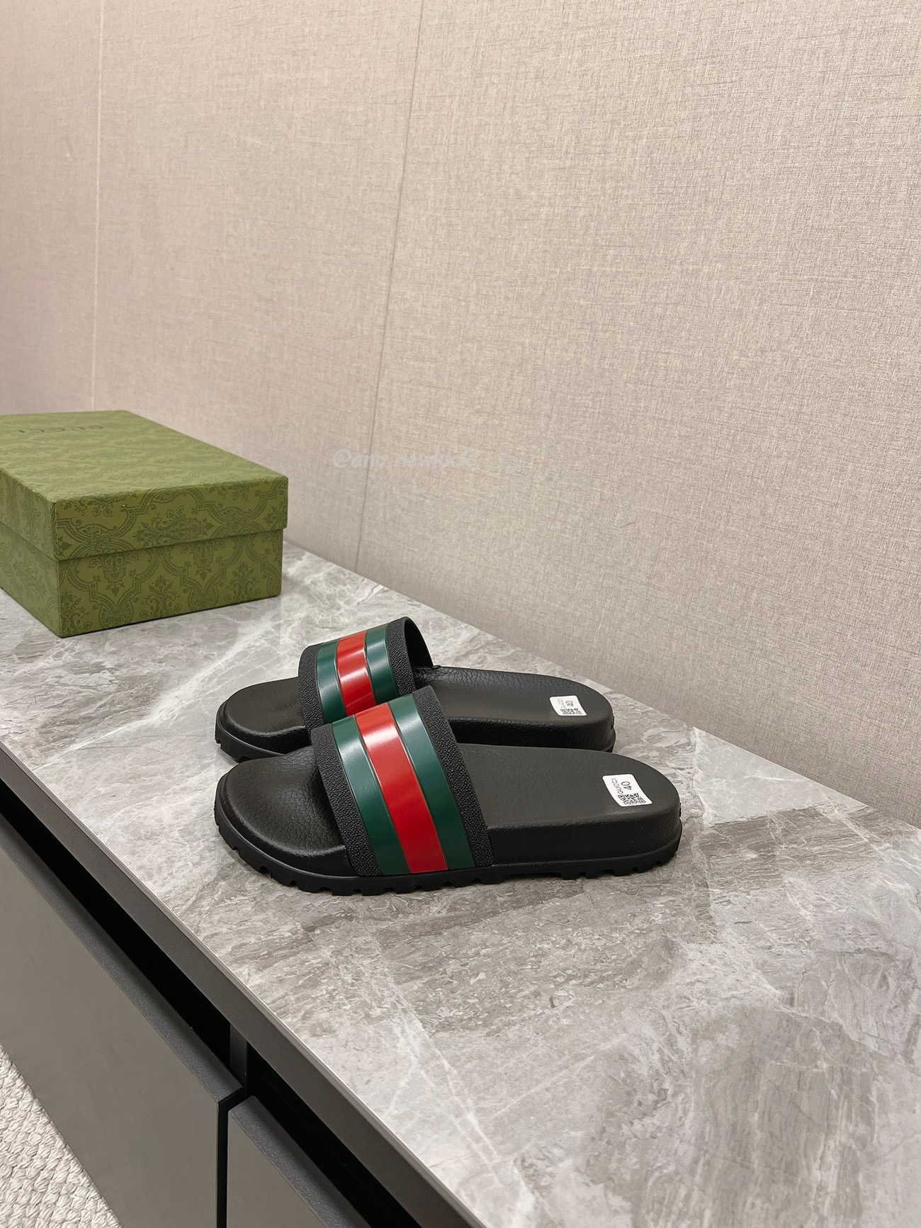Gucci Mens Woven Leather Sandals 429469 Gib10 1098 (2) - www.newkick.org