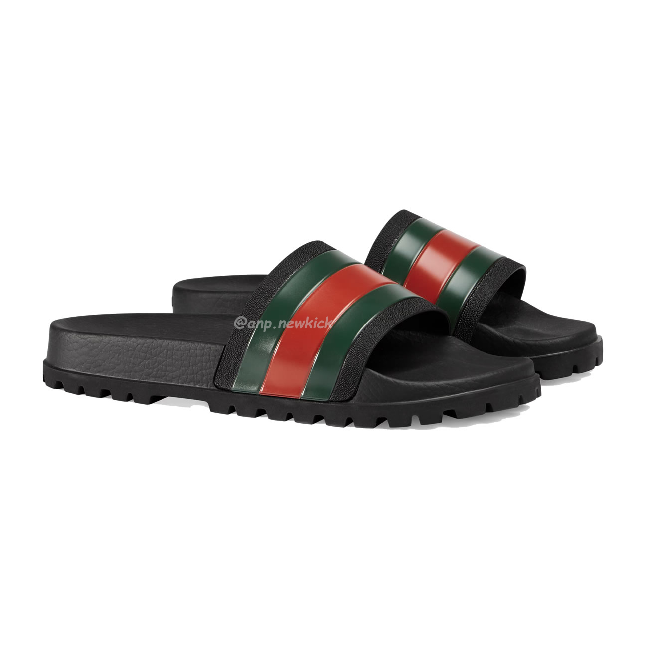 Gucci Mens Woven Leather Sandals 429469 Gib10 1098 (6) - www.newkick.org