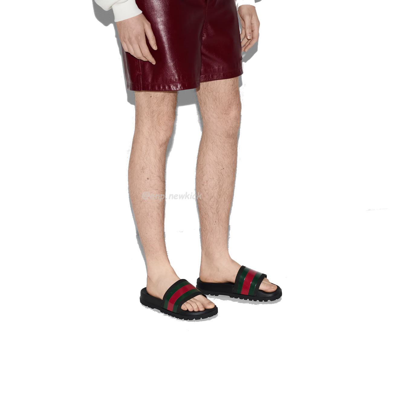 Gucci Mens Woven Leather Sandals 429469 Gib10 1098 (9) - www.newkick.org