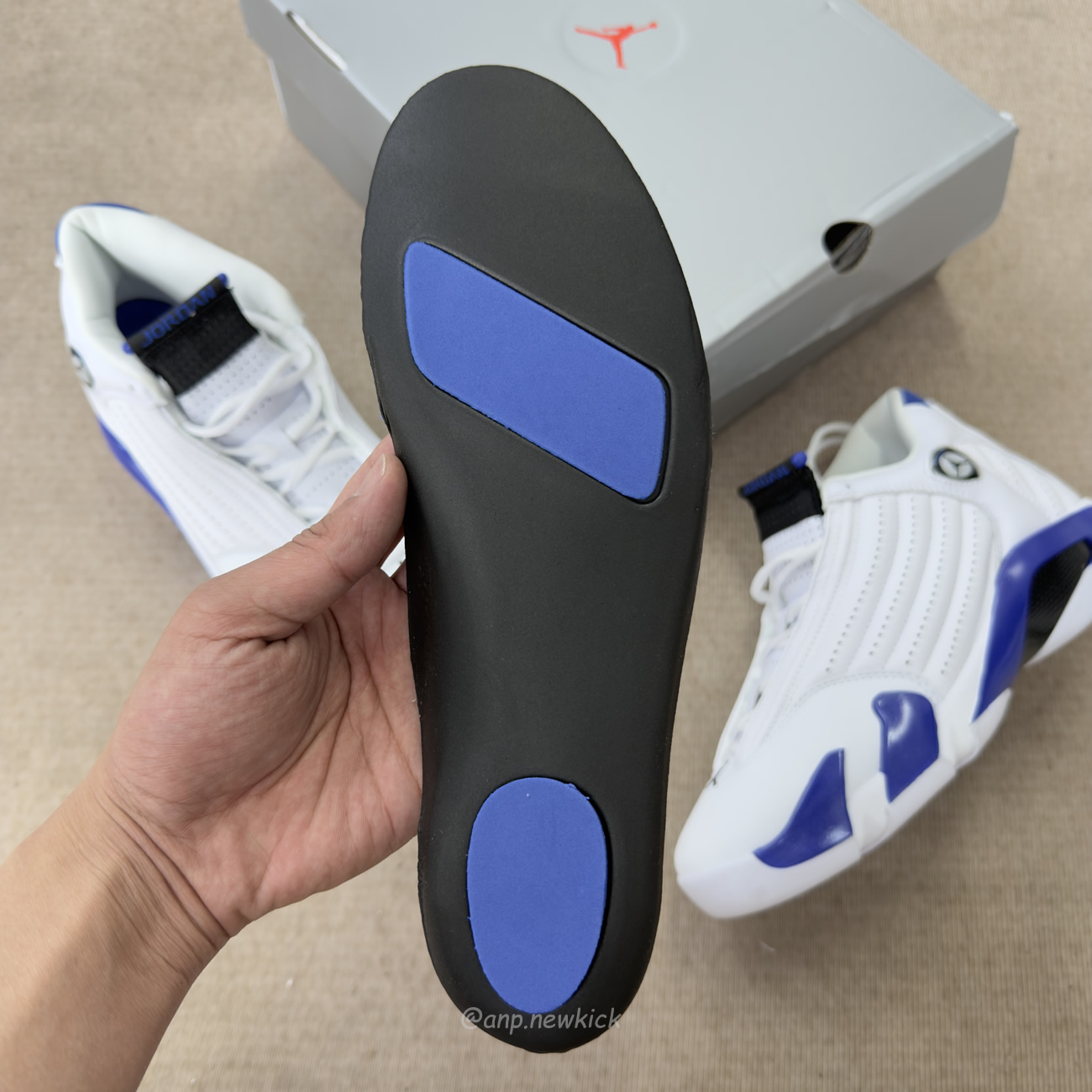 Air Jordan 14 Retro White Hyper Royal 487471 104 (10) - www.newkick.org Air Jordan 14 Retro White Hyper Royal 487471 104 (10) - www.newkick.org