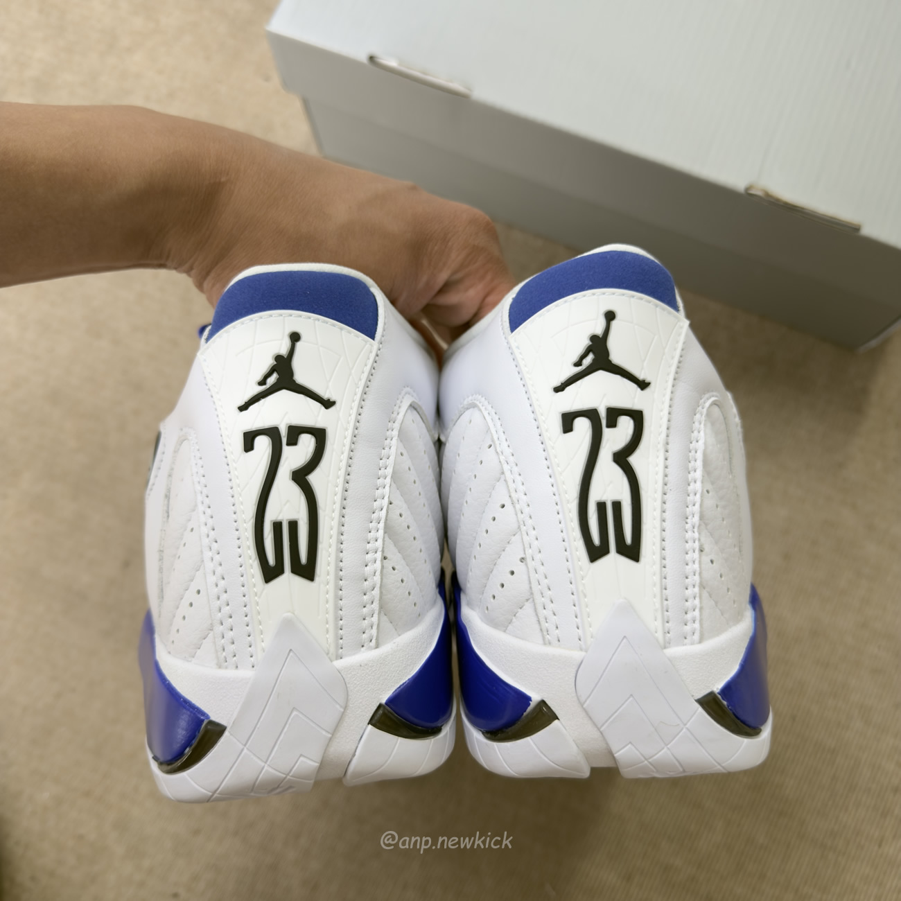 Air Jordan 14 Retro White Hyper Royal 487471 104 (12) - www.newkick.org Air Jordan 14 Retro White Hyper Royal 487471 104 (12) - www.newkick.org