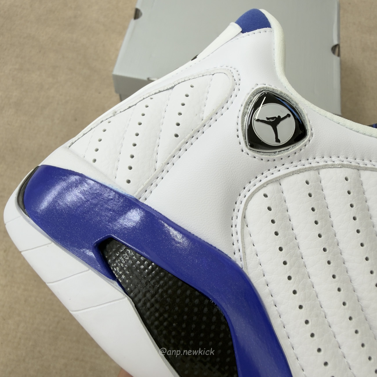 Air Jordan 14 Retro White Hyper Royal 487471 104 (4) - www.newkick.org Air Jordan 14 Retro White Hyper Royal 487471 104 (4) - www.newkick.org