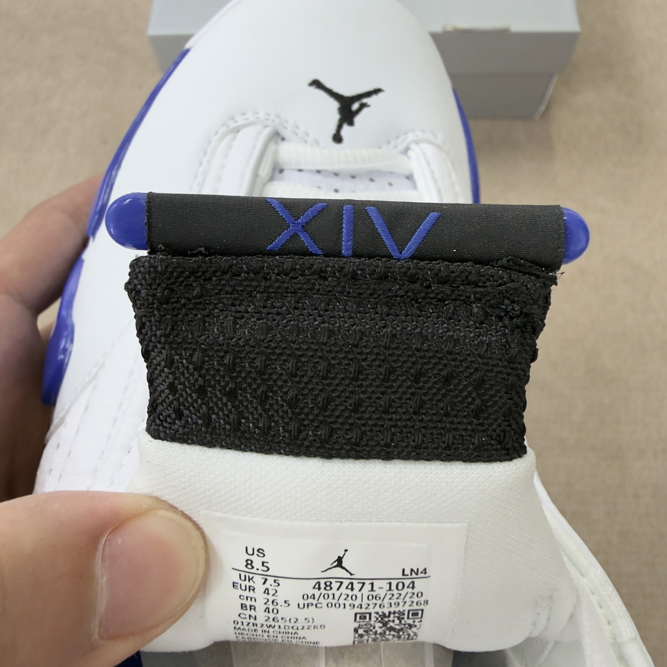 Air Jordan 14 Retro White Hyper Royal 487471 104 (8) - www.newkick.org Air Jordan 14 Retro White Hyper Royal 487471 104 (8) - www.newkick.org