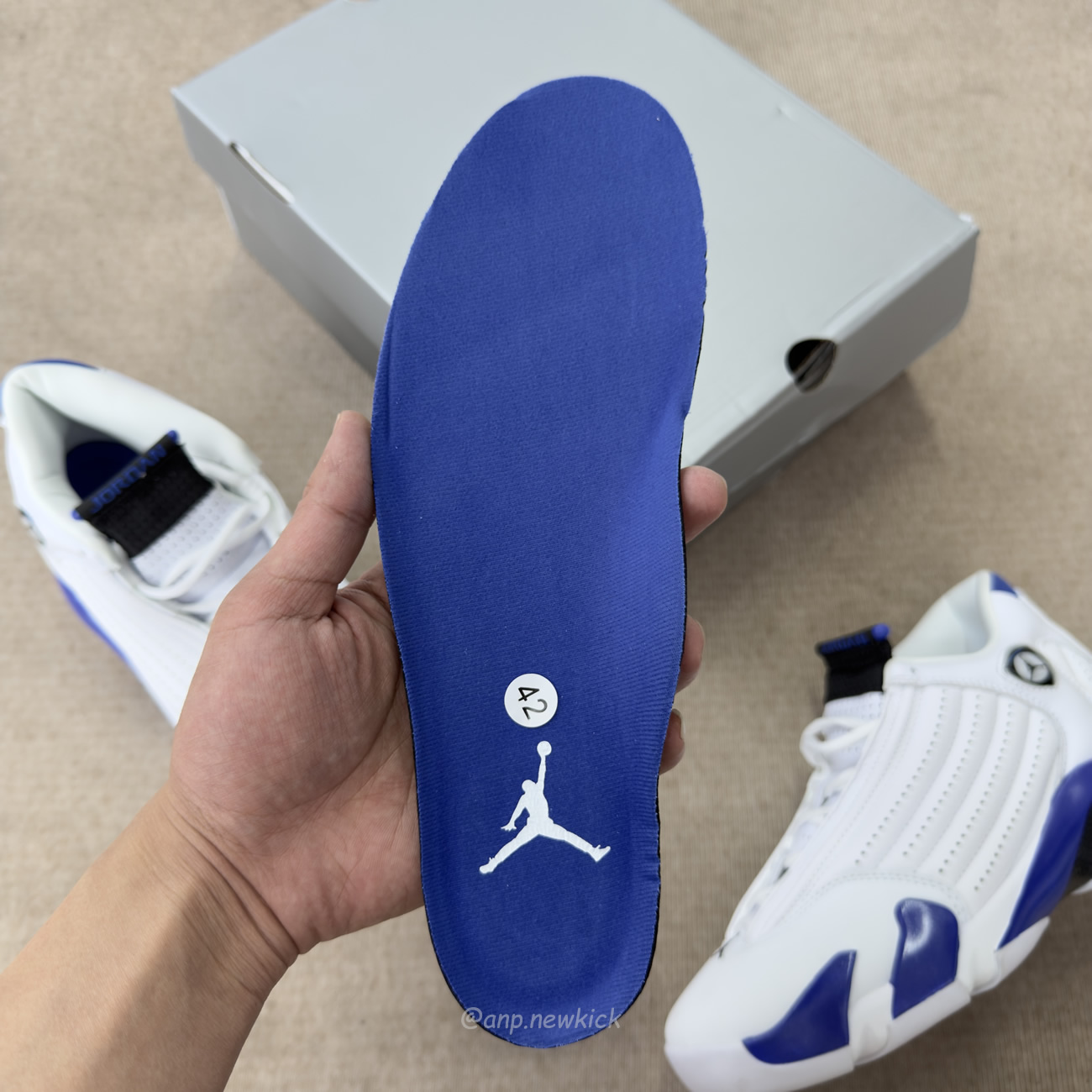 Air Jordan 14 Retro White Hyper Royal 487471 104 (9) - www.newkick.org Air Jordan 14 Retro White Hyper Royal 487471 104 (9) - www.newkick.org