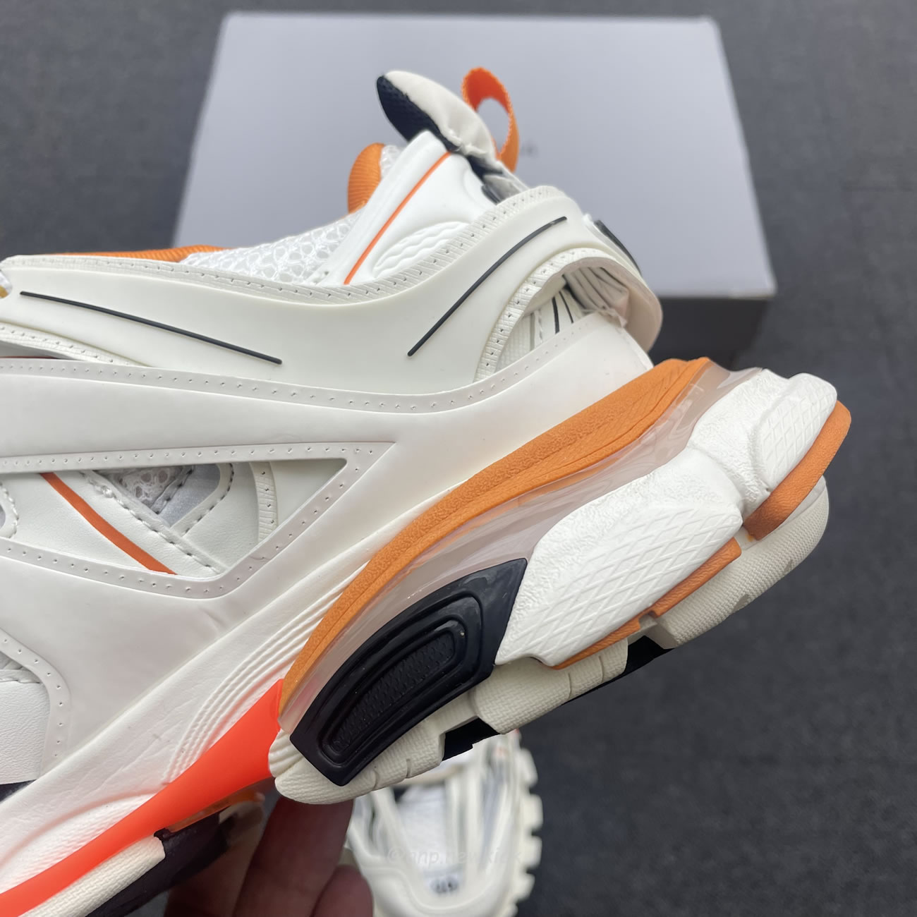 Balenciaga Track White Orange Womens 542436 W1gb1 9059 (9) - www.newkick.org Balenciaga Track White Orange Womens 542436 W1gb1 9059 (9) - www.newkick.org