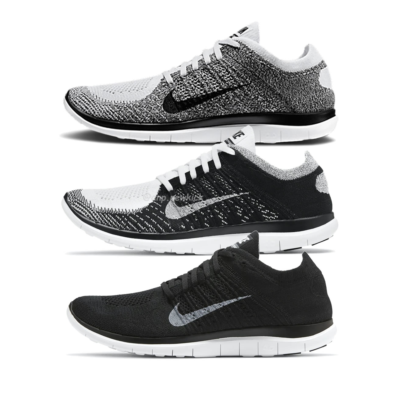 Nike Free 4.0 Flyknit White Black 631050 100 (1) - www.newkick.org Nike Free 4.0 Flyknit White Black 631050 100 (1) - www.newkick.org