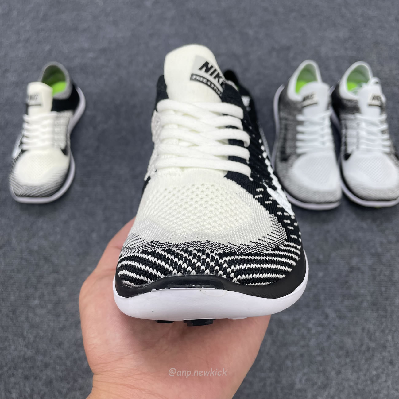 Nike Free 4.0 Flyknit White Black 631050 100 (4) - www.newkick.org Nike Free 4.0 Flyknit White Black 631050 100 (4) - www.newkick.org
