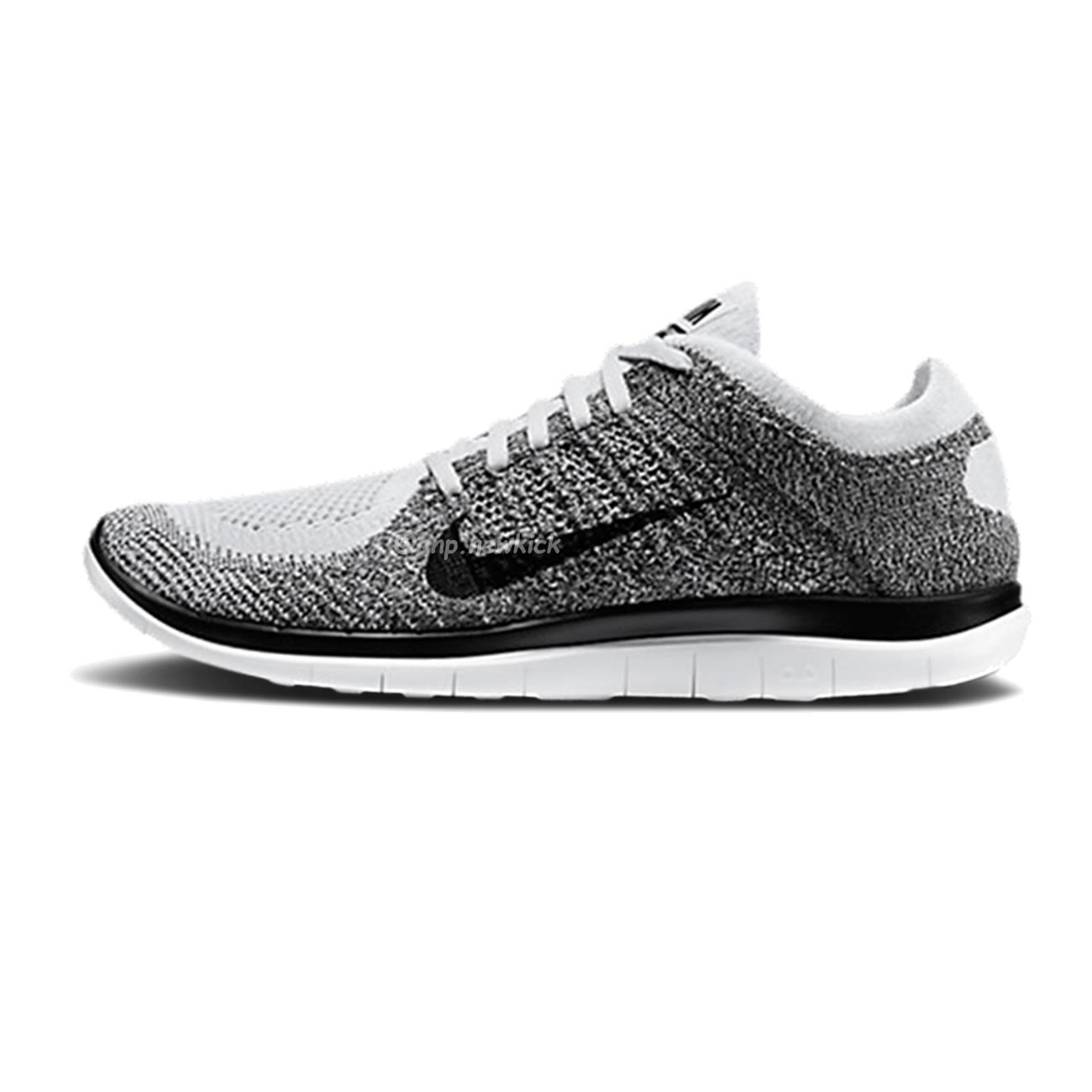 Nike Free 4.0 Flyknit White Black 631050 100 (8) - www.newkick.org Nike Free 4.0 Flyknit White Black 631050 100 (8) - www.newkick.org
