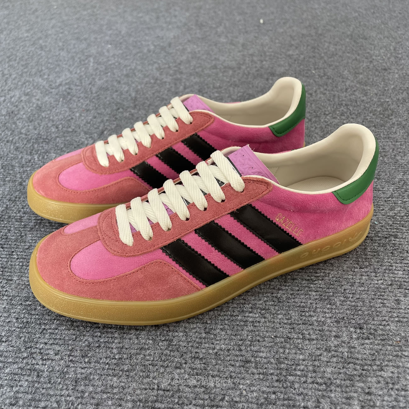 Adidas X Gucci Gazelle En Rosa De Mujer 707864 9stu0 5960 (5) - www.newkick.org
