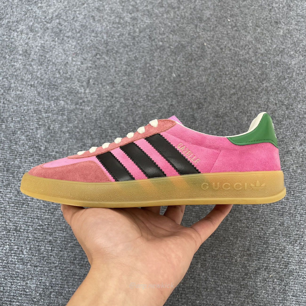 Adidas X Gucci Gazelle En Rosa De Mujer 707864 9stu0 5960 (8) - www.newkick.org