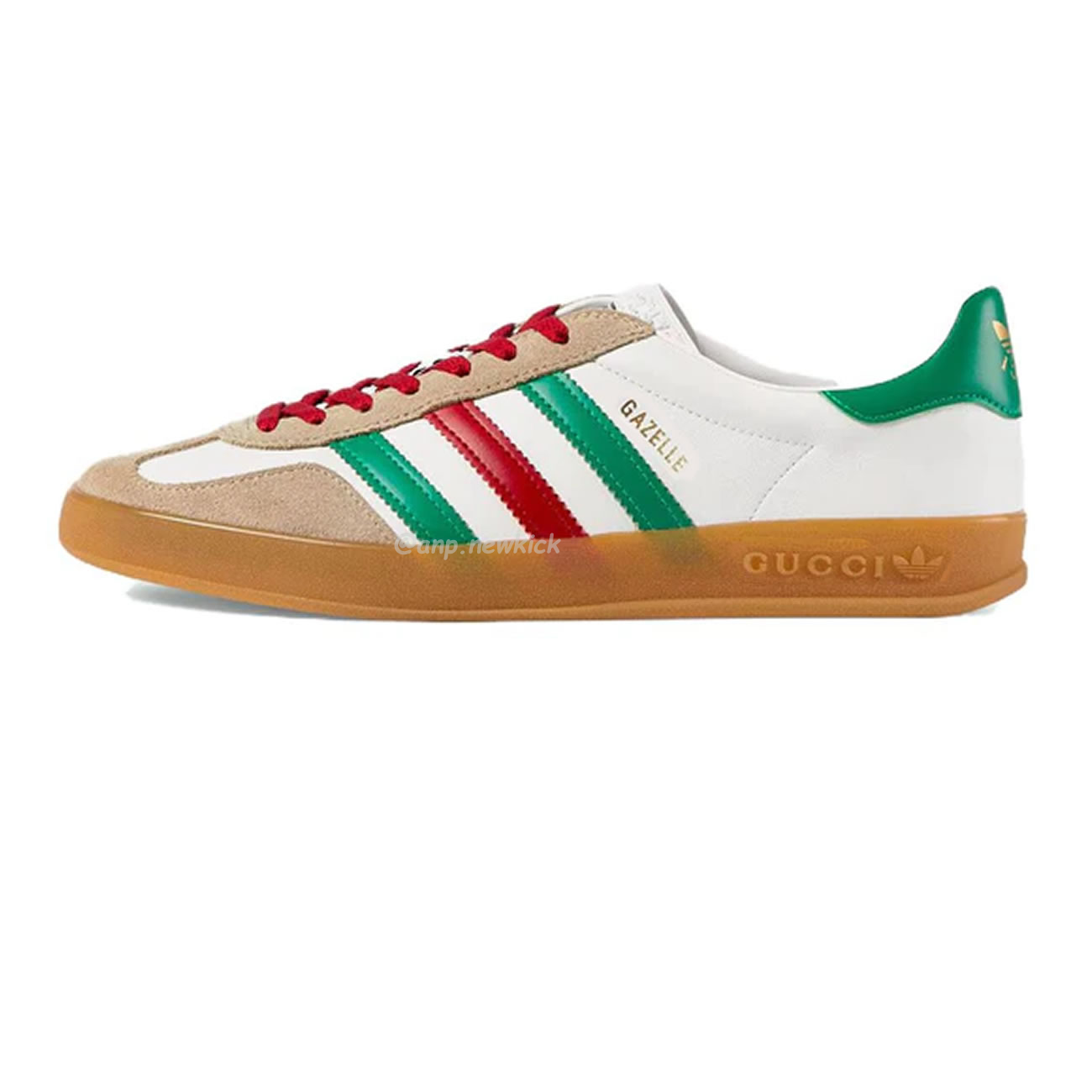 Adidas X Gucci Gazelle White Green Red 726487 Aaa43 9547 (1) - www.newkick.vip Adidas X Gucci Gazelle White Green Red 726487 Aaa43 9547 (1) - www.newkick.vip
