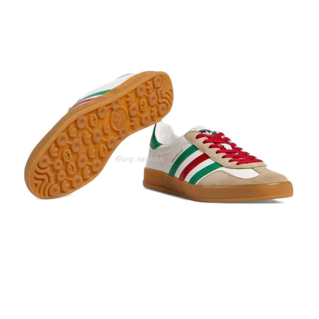 Adidas X Gucci Gazelle White Green Red 726487 Aaa43 9547 (14) - www.newkick.vip Adidas X Gucci Gazelle White Green Red 726487 Aaa43 9547 (14) - www.newkick.vip