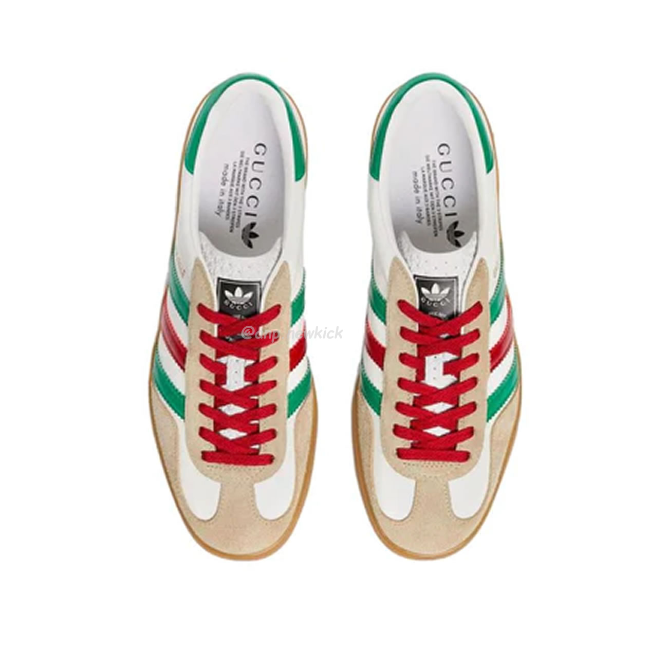Adidas X Gucci Gazelle White Green Red 726487 Aaa43 9547 (2) - www.newkick.vip Adidas X Gucci Gazelle White Green Red 726487 Aaa43 9547 (2) - www.newkick.vip