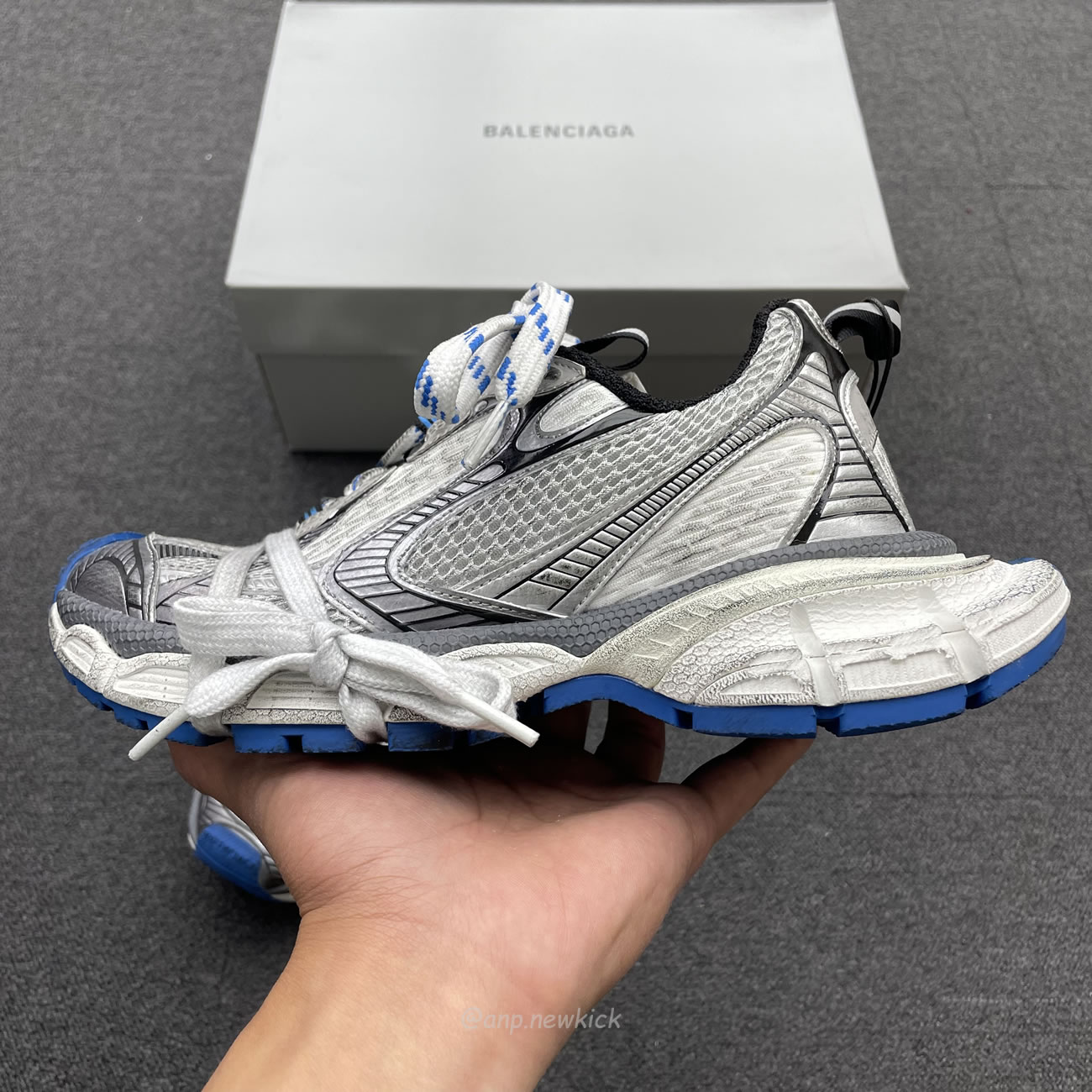 Balenciaga 3xl Trainer Grey White Blue 734731 W3xl7 1214 (3) - www.newkick.vip Balenciaga 3xl Trainer Grey White Blue 734731 W3xl7 1214 (3) - www.newkick.vip