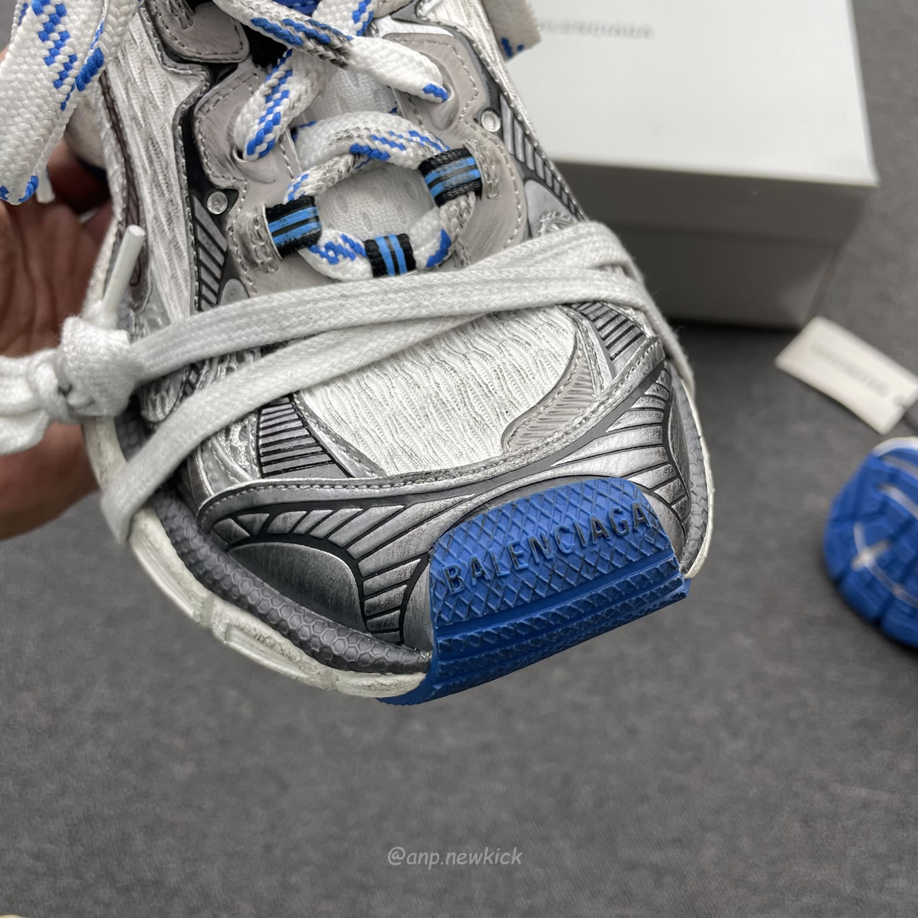 Balenciaga 3xl Trainer Grey White Blue 734731 W3xl7 1214 (4) - www.newkick.vip Balenciaga 3xl Trainer Grey White Blue 734731 W3xl7 1214 (4) - www.newkick.vip