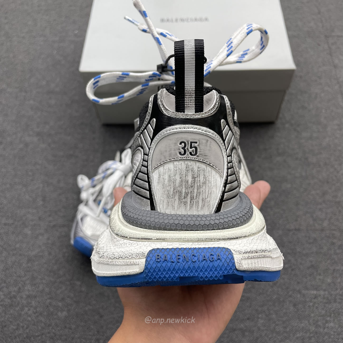 Balenciaga 3xl Trainer Grey White Blue 734731 W3xl7 1214 (6) - www.newkick.vip Balenciaga 3xl Trainer Grey White Blue 734731 W3xl7 1214 (6) - www.newkick.vip