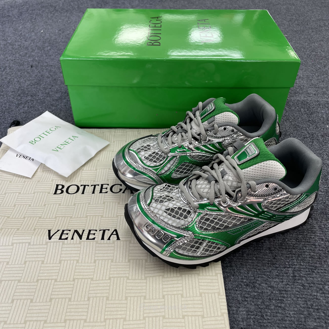 Bottega Veneta Orbit Silver Parakeet Womens 755915v2x401428 (8) - www.newkick.org