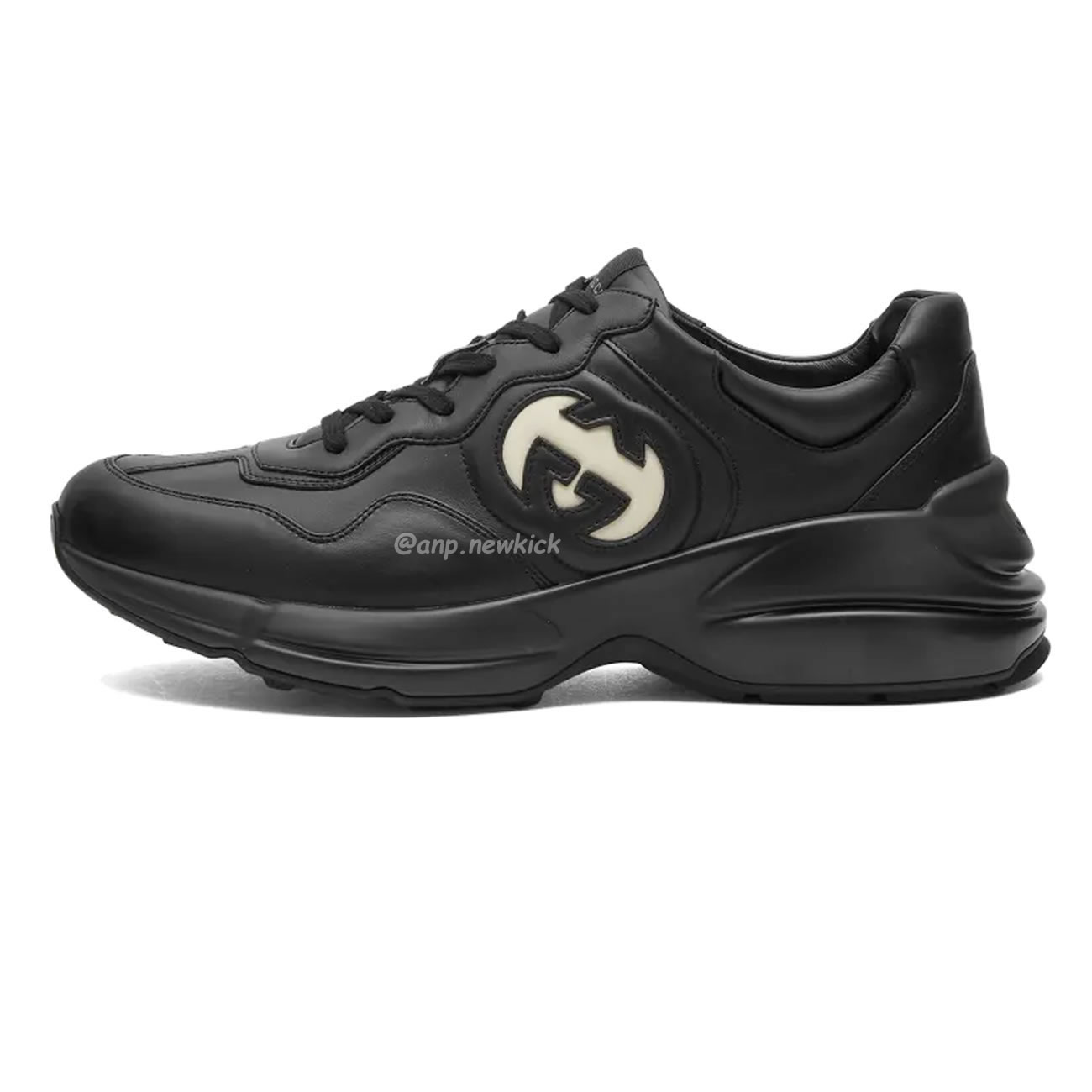 Gucci Rhyton Interlocking G Sneaker Black White 757857 Upg70 9567 (10) - www.newkick.org Gucci Rhyton Interlocking G Sneaker Black White 757857 Upg70 9567 (10) - www.newkick.org