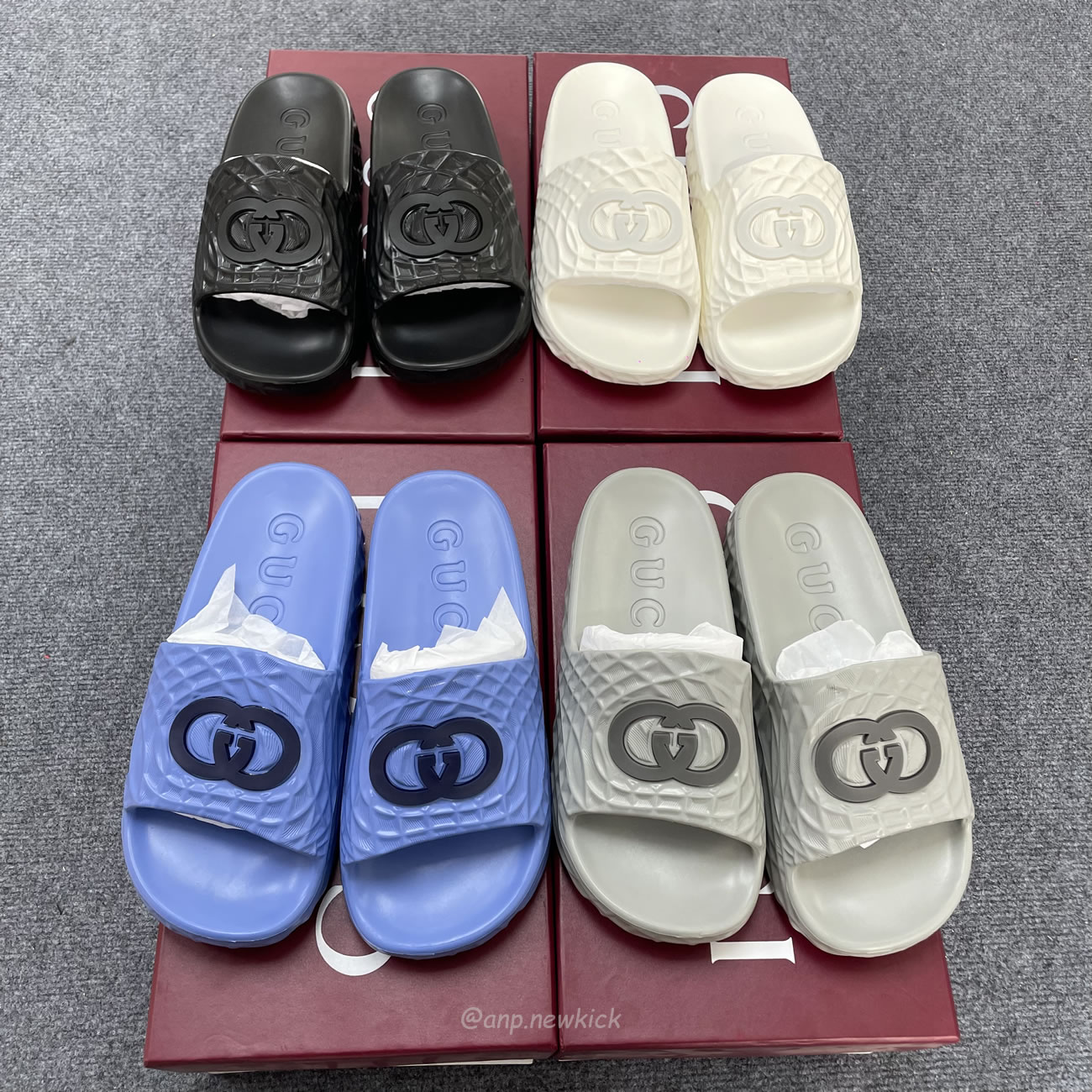 Gucci Slide Sandal Interlocking G Water Ripples 770801 J8710 1000 (7) - www.newkick.org Gucci Slide Sandal Interlocking G Water Ripples 770801 J8710 1000 (7) - www.newkick.org