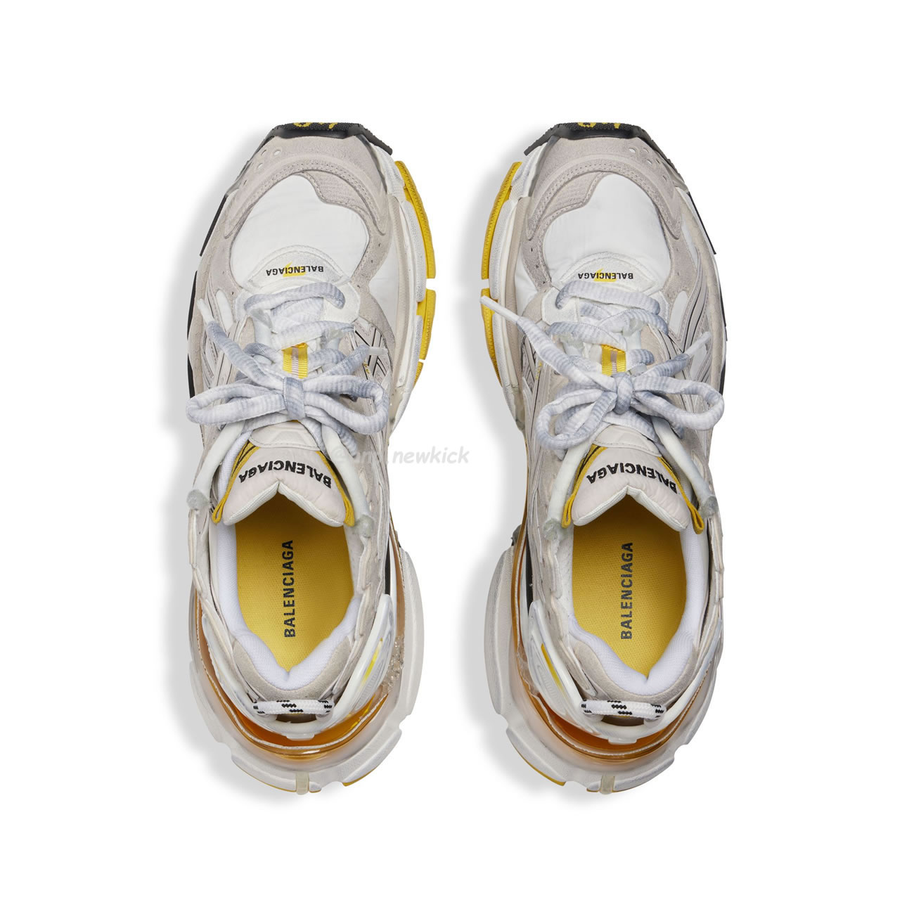 Balenciaga Runner Nylon Grey White Yellow Womens 772774 W3rny 9170 (2) - www.newkick.vip Balenciaga Runner Nylon Grey White Yellow Womens 772774 W3rny 9170 (2) - www.newkick.vip
