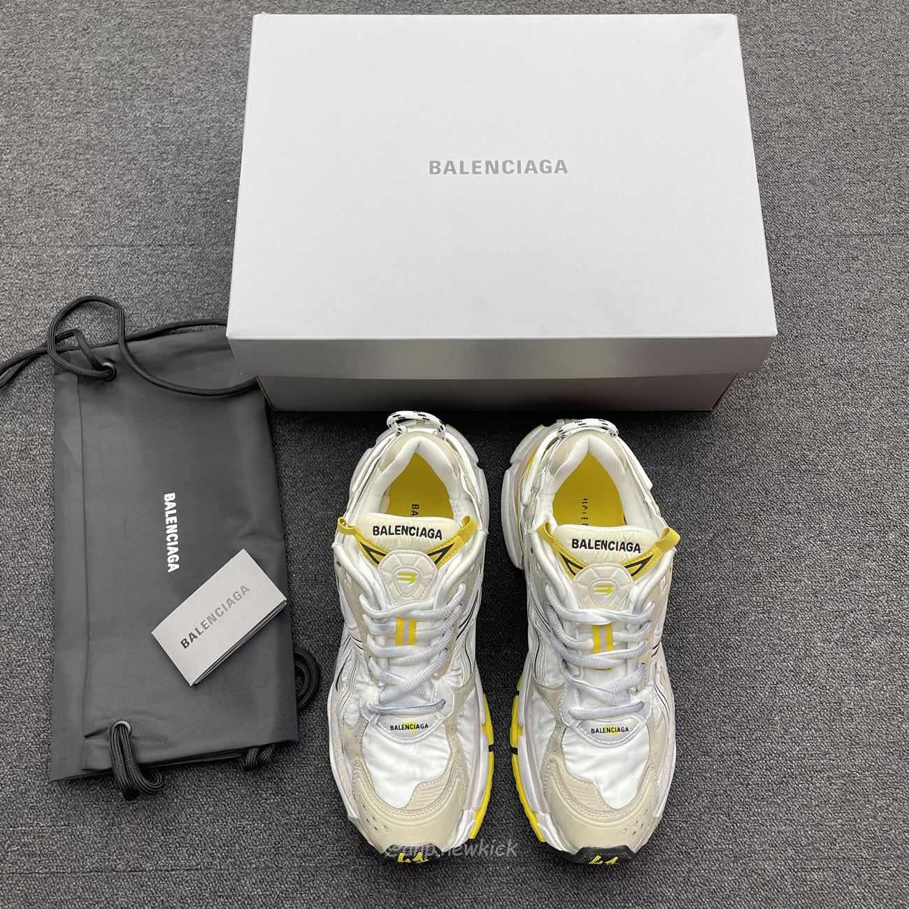 Balenciaga Runner Nylon Grey White Yellow Womens 772774 W3rny 9170 (7) - www.newkick.vip Balenciaga Runner Nylon Grey White Yellow Womens 772774 W3rny 9170 (7) - www.newkick.vip