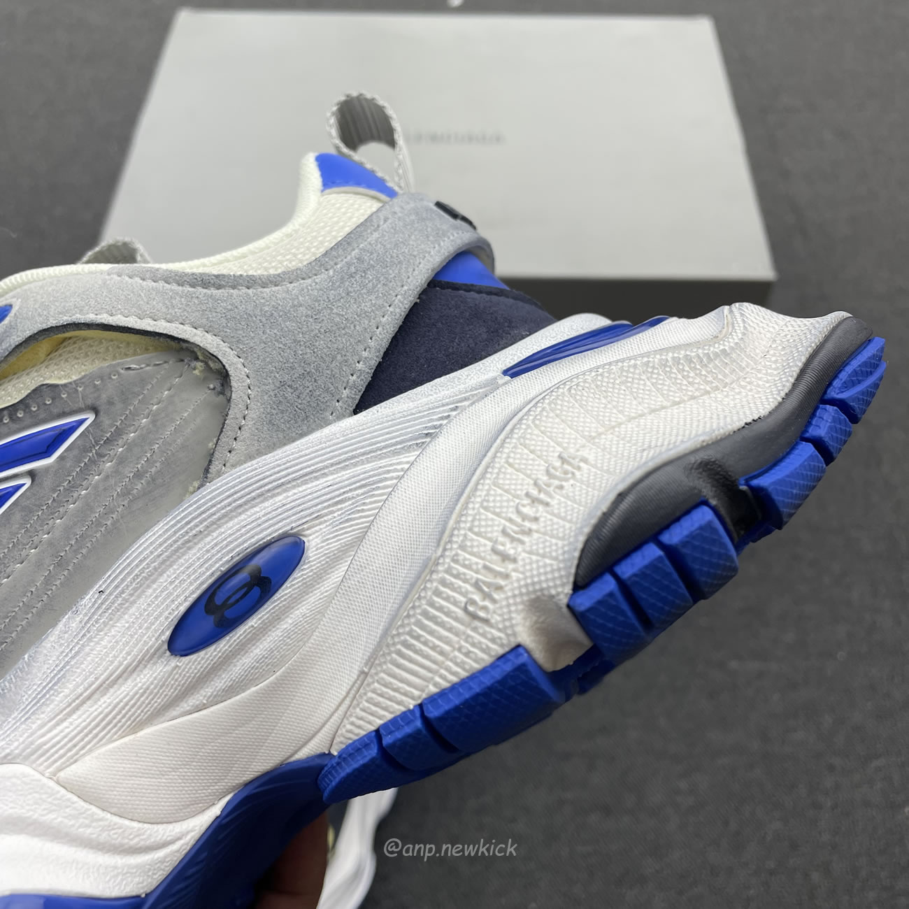 Balenciaga Cargo Sneaker White Grey Blue 784341 W2mv6 0328 (5) - www.newkick.vip