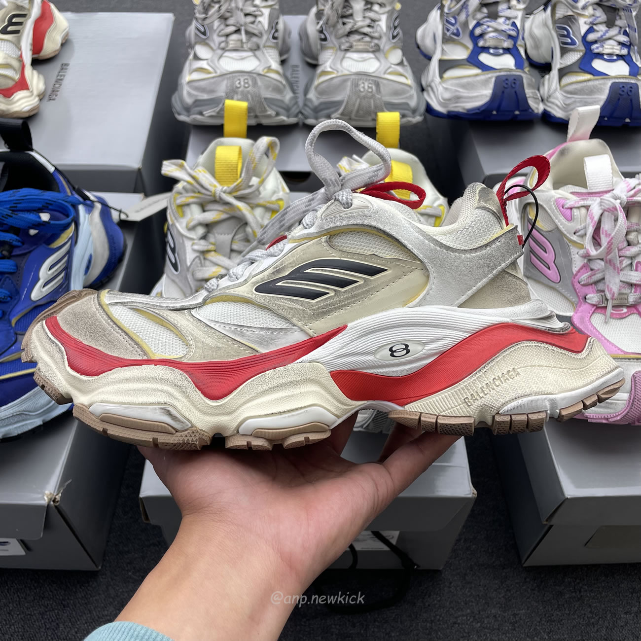 Balenciaga Cargo Sneaker Grey Black Yellow White Gery Pink Yellow Blue Red (womens) 784341 W2mv6 0328 (2) - www.newkick.vip Balenciaga Cargo Sneaker Grey Black Yellow White Gery Pink Yellow Blue Red (womens) 784341 W2mv6 0328 (2) - www.newkick.vip