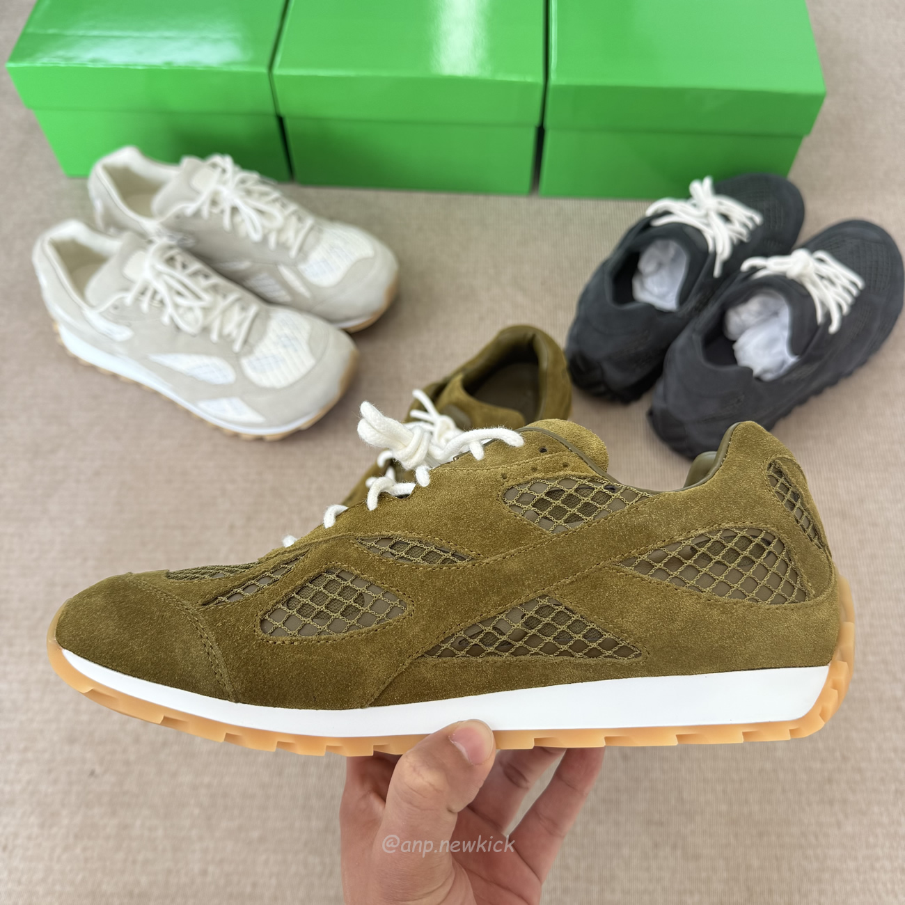 Bottega Veneta Orbit Olive Oil Black Gray 797306 V4je1 3310 (13) - www.newkick.org Bottega Veneta Orbit Olive Oil Black Gray 797306 V4je1 3310 (13) - www.newkick.org