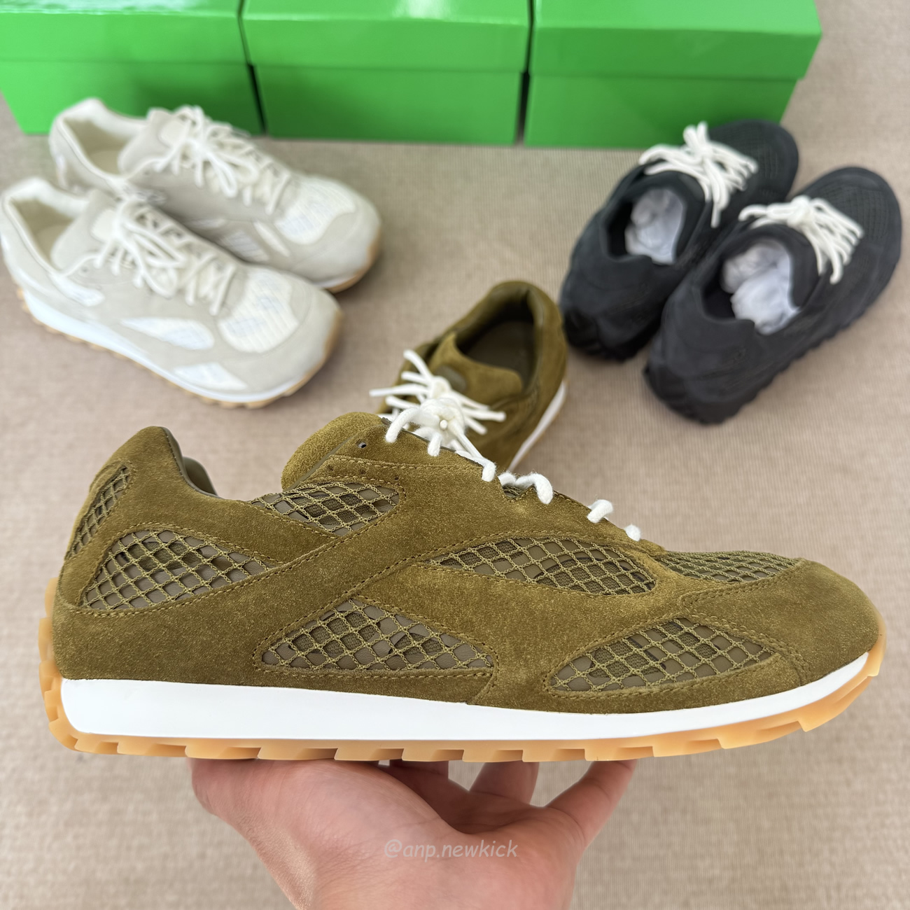 Bottega Veneta Orbit Olive Oil Black Gray 797306 V4je1 3310 (14) - www.newkick.org Bottega Veneta Orbit Olive Oil Black Gray 797306 V4je1 3310 (14) - www.newkick.org