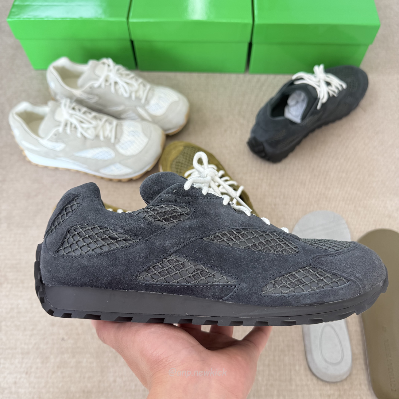 Bottega Veneta Orbit Olive Oil Black Gray 797306 V4je1 3310 (4) - www.newkick.org Bottega Veneta Orbit Olive Oil Black Gray 797306 V4je1 3310 (4) - www.newkick.org