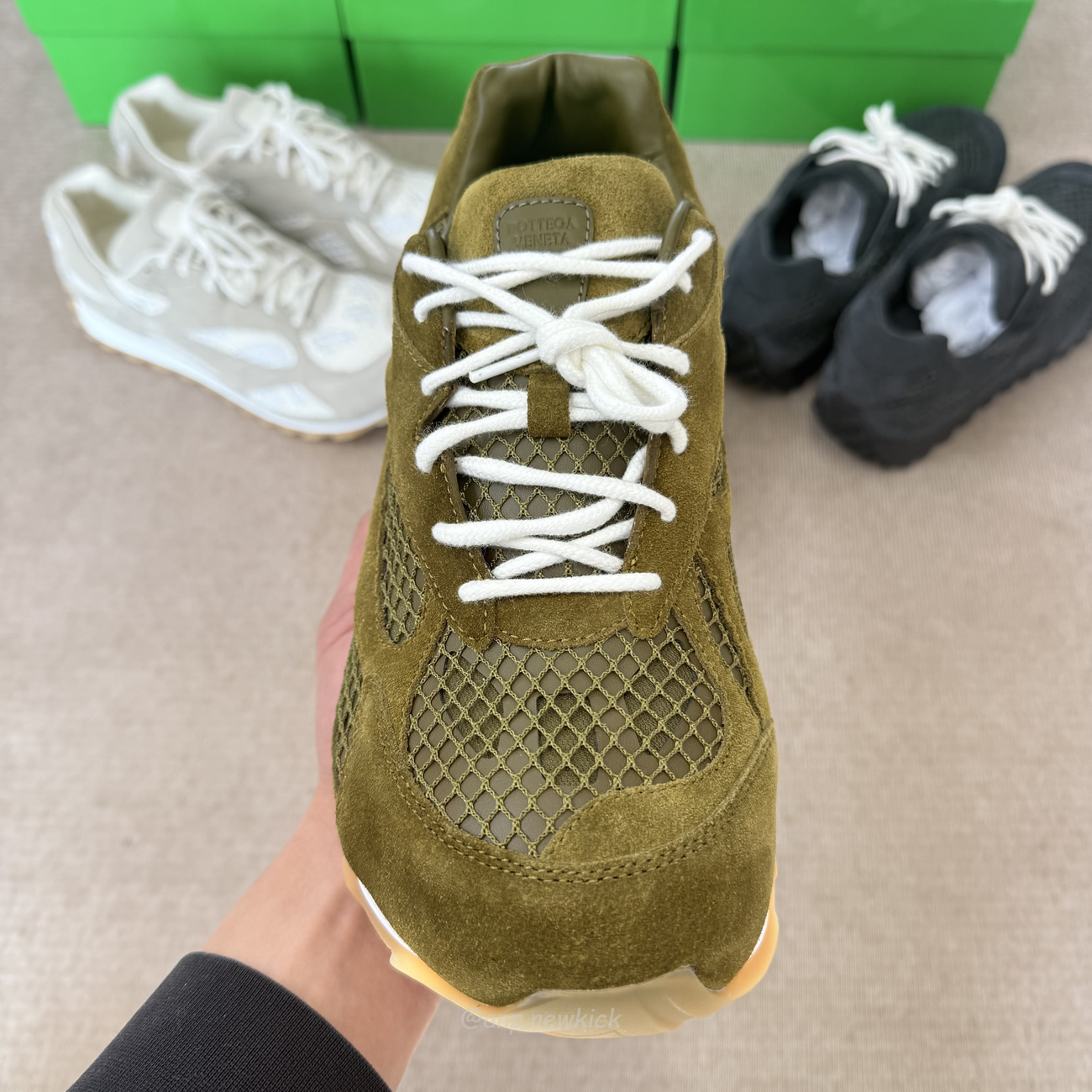 Bottega Veneta Orbit Olive Oil Black Gray 797306 V4je1 3310 (8) - www.newkick.org Bottega Veneta Orbit Olive Oil Black Gray 797306 V4je1 3310 (8) - www.newkick.org