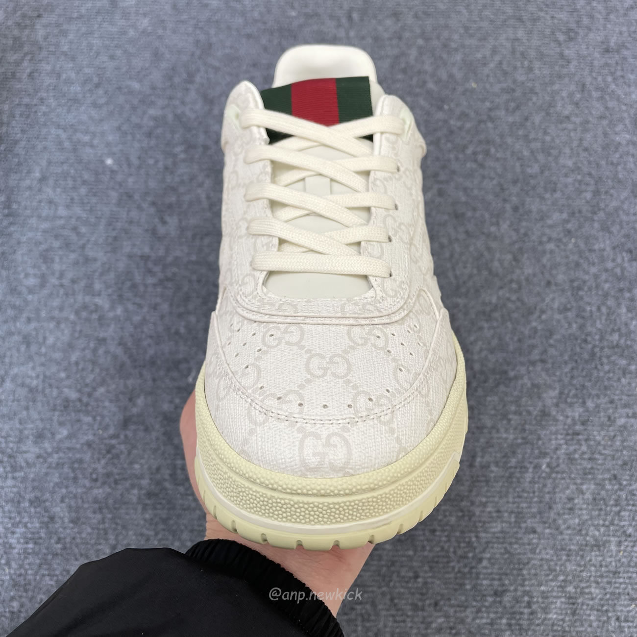 Gucci Re Web Gg Supreme Canvas Beige White 816818 Fad7v 9055 (2) - www.newkick.org