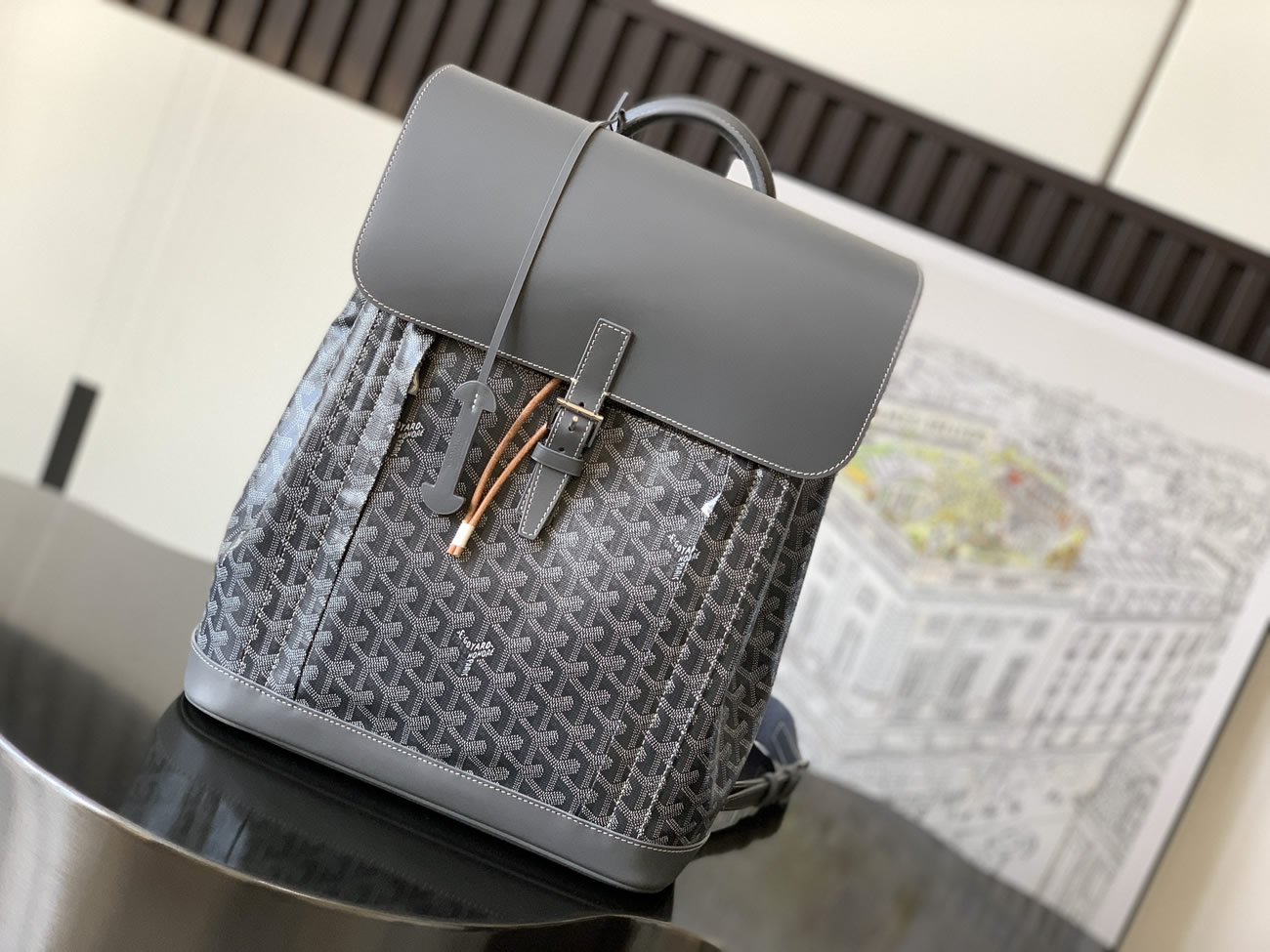 Goyard Artois Alpin Medium Backpack Blacknatural Black Grey Navy Green (4) - www.newkick.org Goyard Artois Alpin Medium Backpack Blacknatural Black Grey Navy Green (4) - www.newkick.org